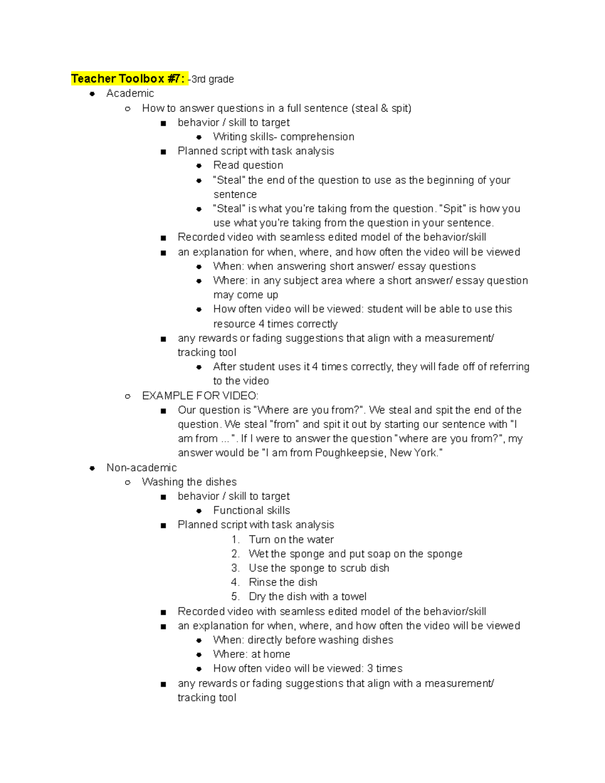 Teacher Toolbox Final Fun Teacher Toolbox 7 3rd grade Academic