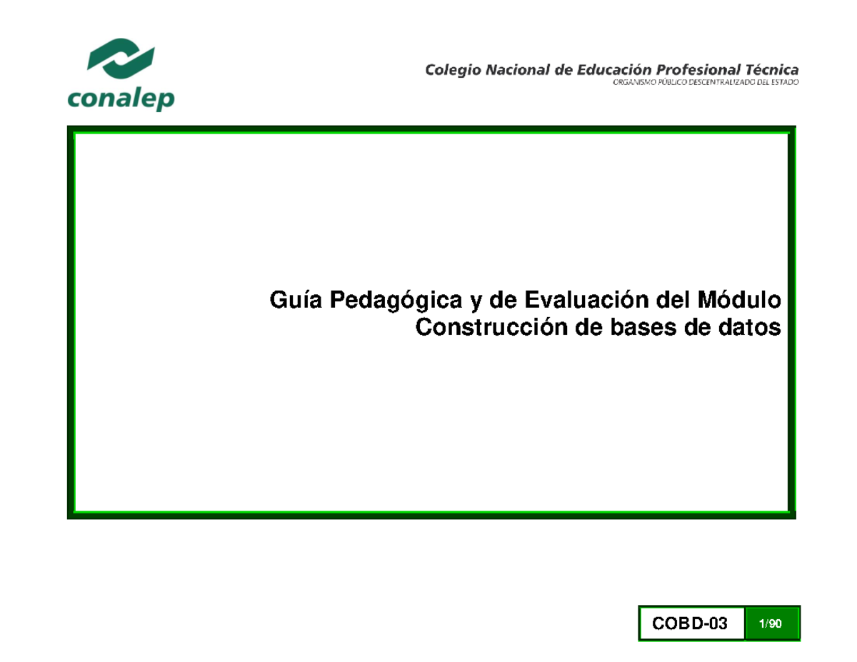 INFO08 COBD03 G - Guía Pedagógica y de Evaluación del Módulo