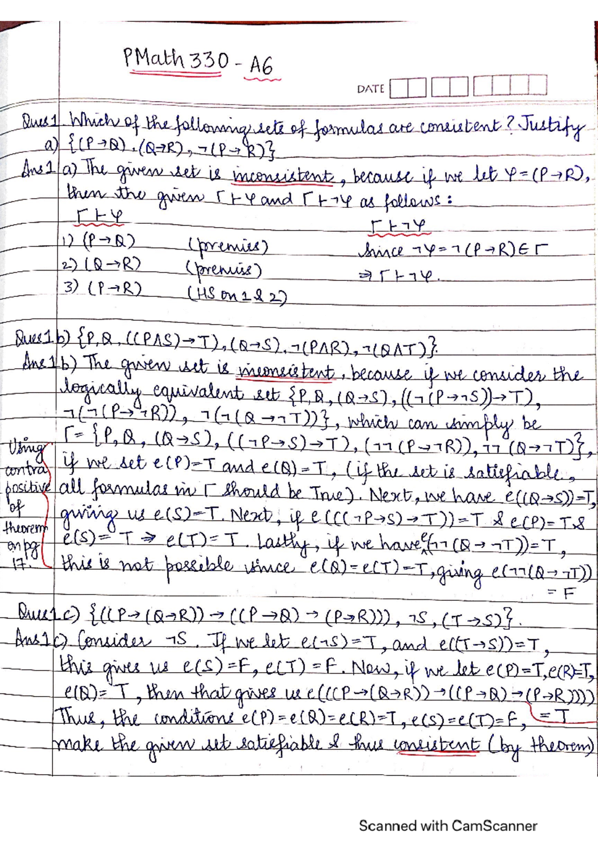 Pmath 330 A6 - Winter 2022 term - Pmath 340 - Studocu