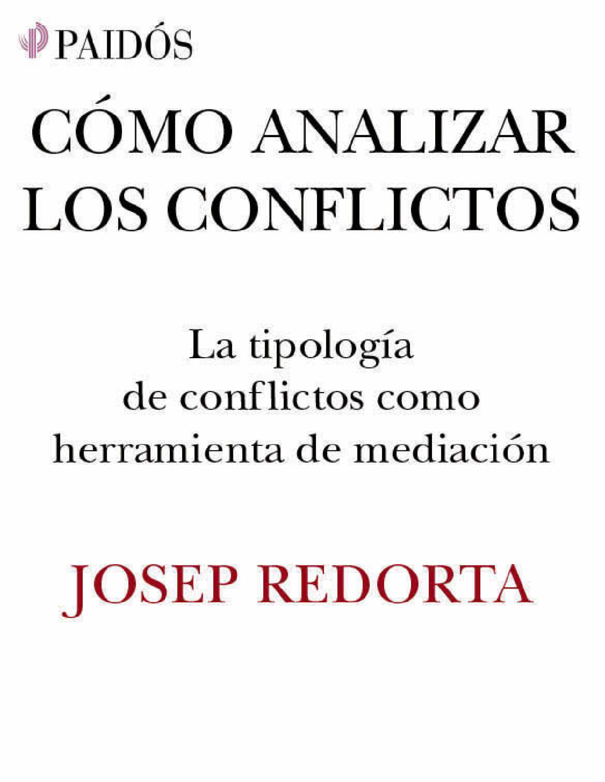 Como Analizar Los Conflictos Redorta - Sobre La Globalización JOSEP ...