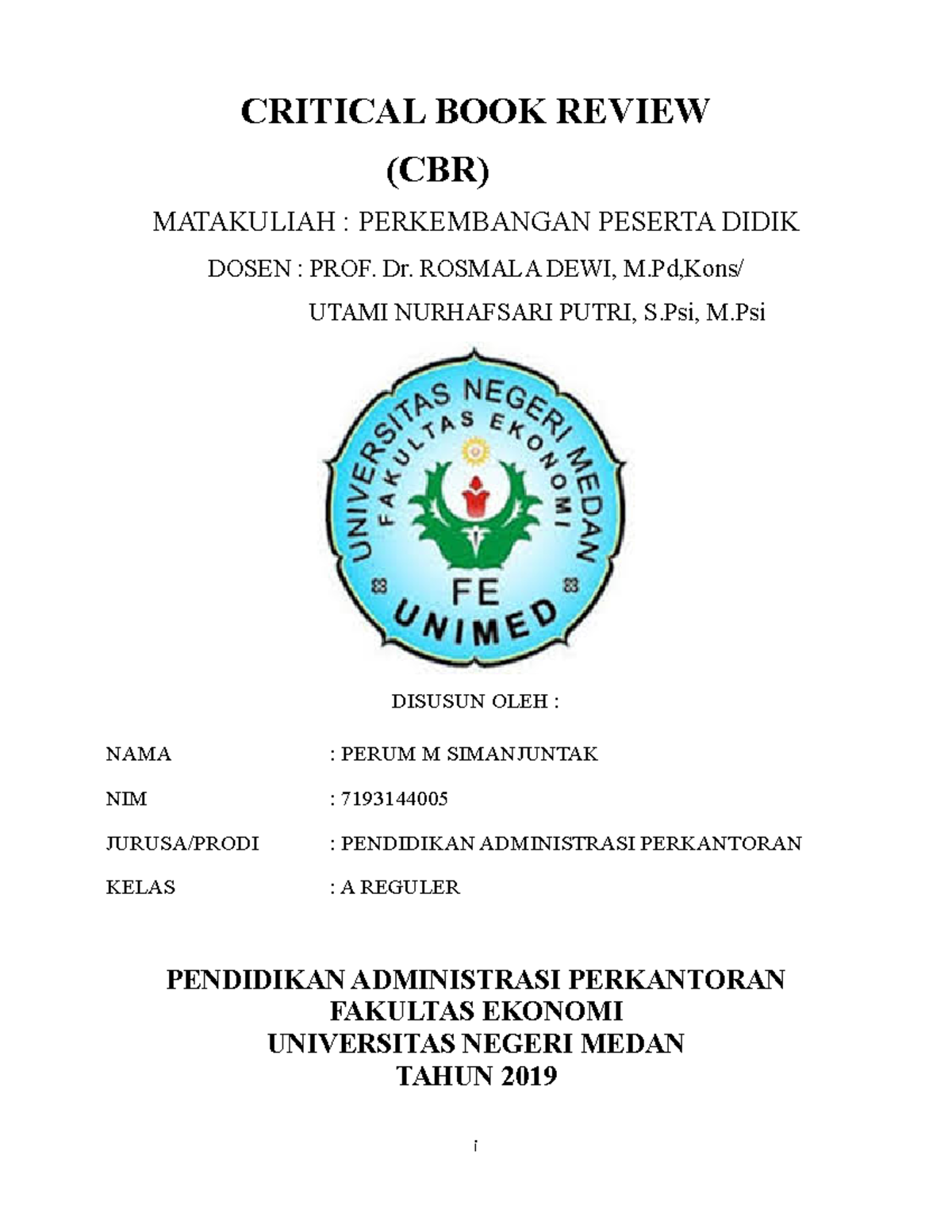 Critical BOOK Review PPD - CRITICAL BOOK REVIEW (CBR) MATAKULIAH ...