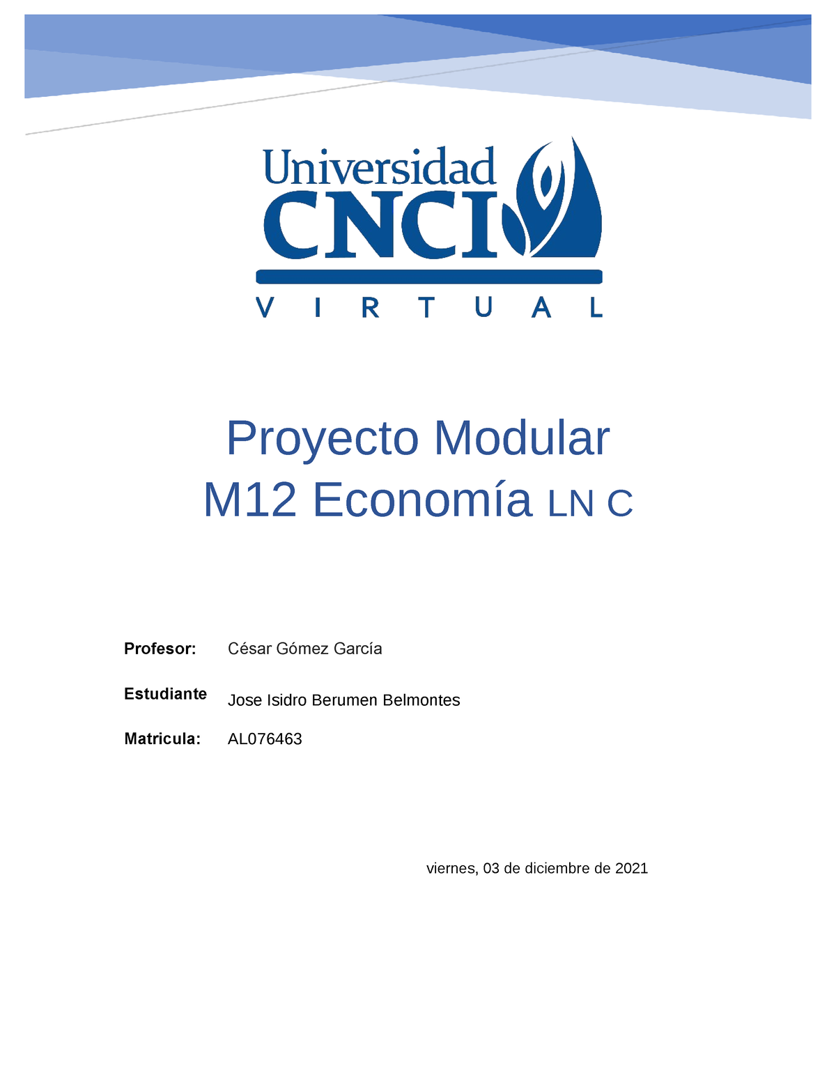 Proyecto Modular - Espero Y Les Sirva - Proyecto Modular M12 Economía ...