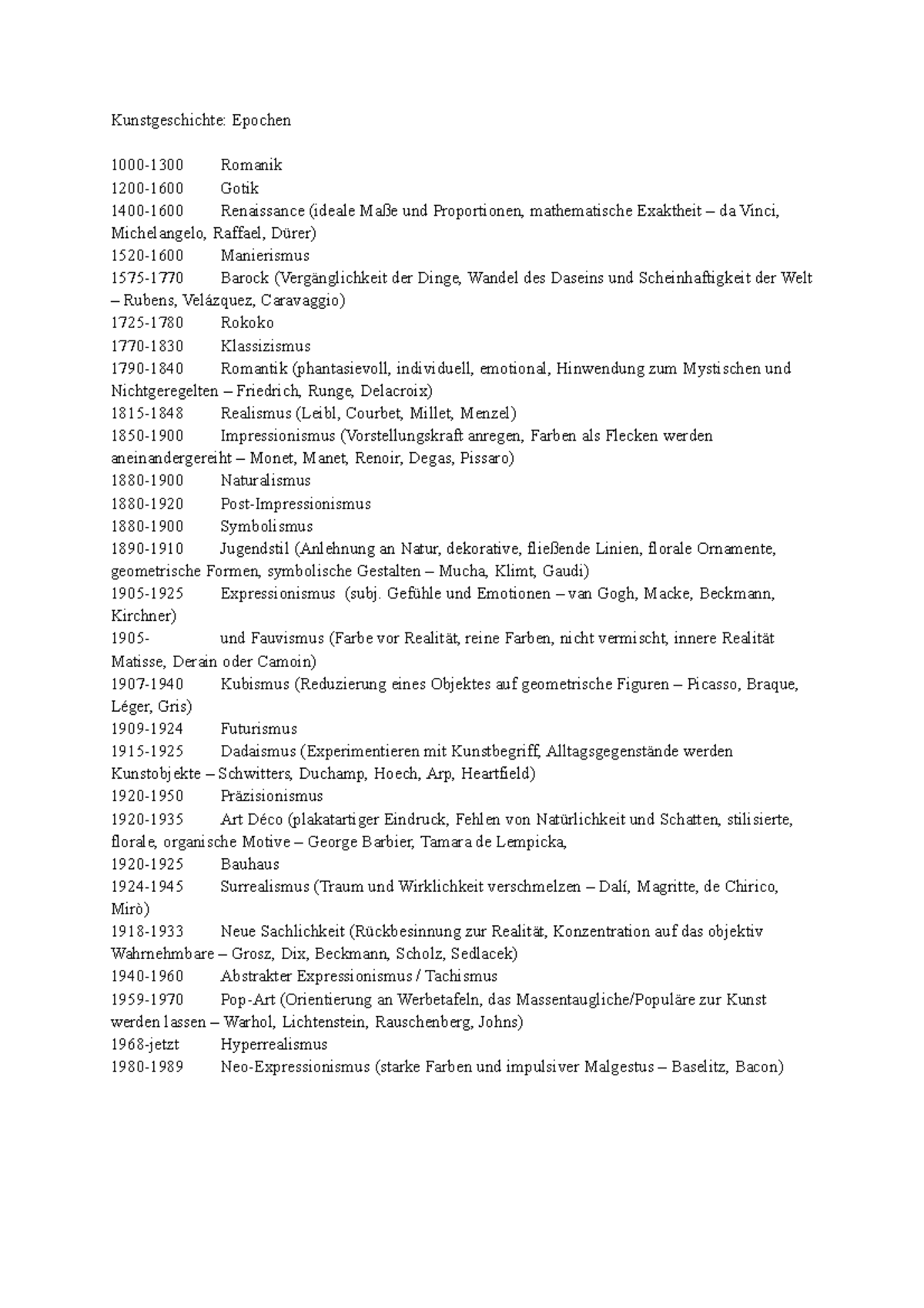 Kunstgeschichte Epochen - Kunstgeschichte: Epochen 1000-1300 Romanik ...
