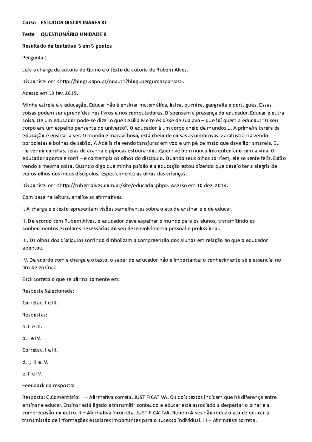 ESTUDOS DISCIPLINARES XI - Estudos Disciplinares XI Unip