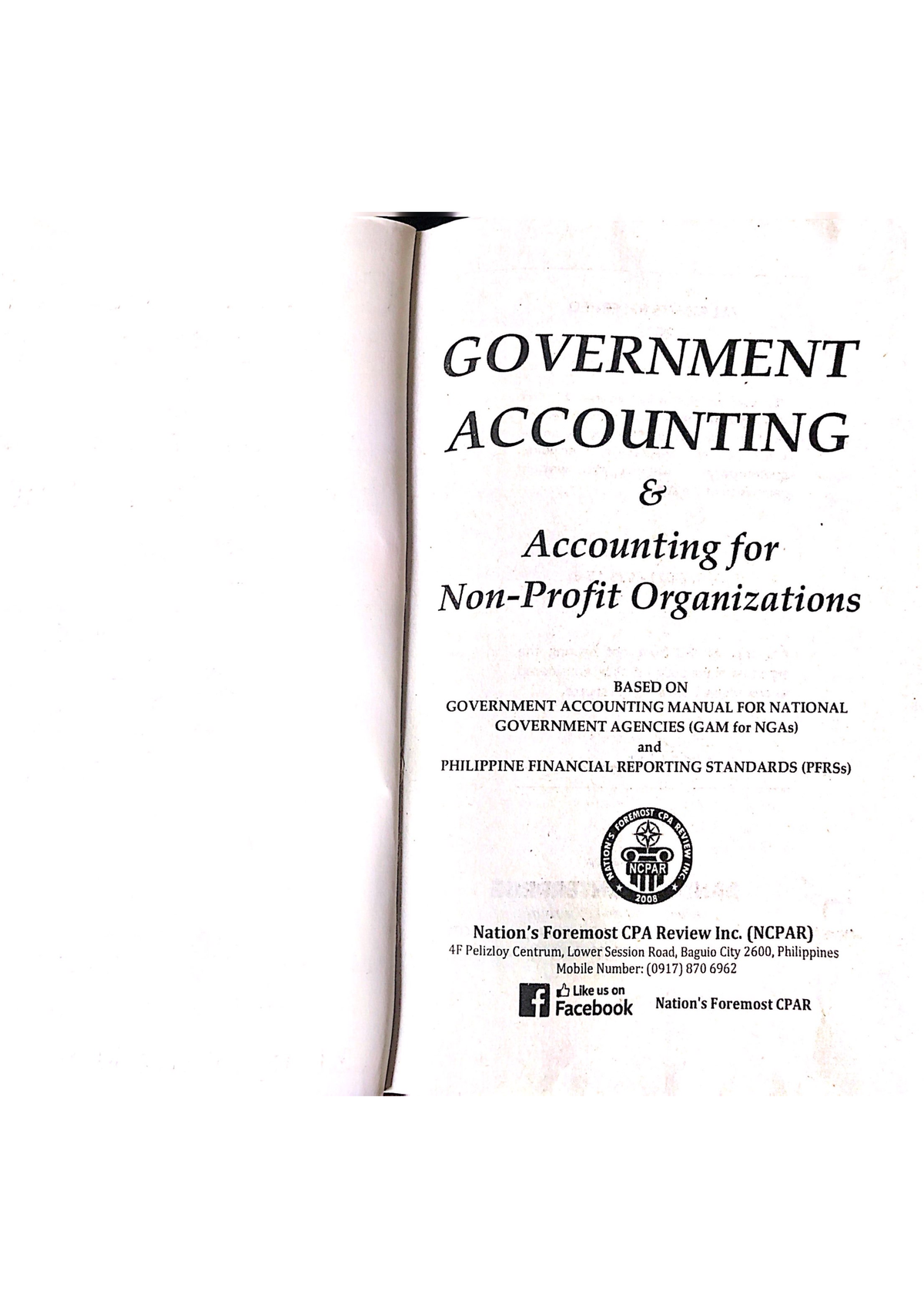 Government Accounting - BS Accountancy - Studocu