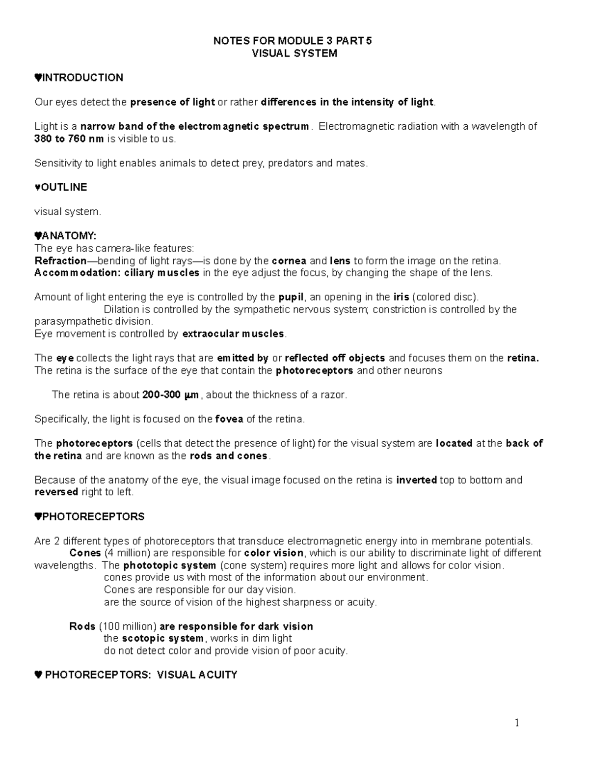 Notes for Module 3 part 5 (10.13.22) - NOTES FOR MODULE 3 PART 5 VISUAL ...
