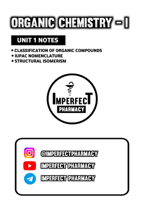 UNIT 3 Inorganic Chemistry ( Imperfect Pharmacy ) - B. Pharmacy - Studocu