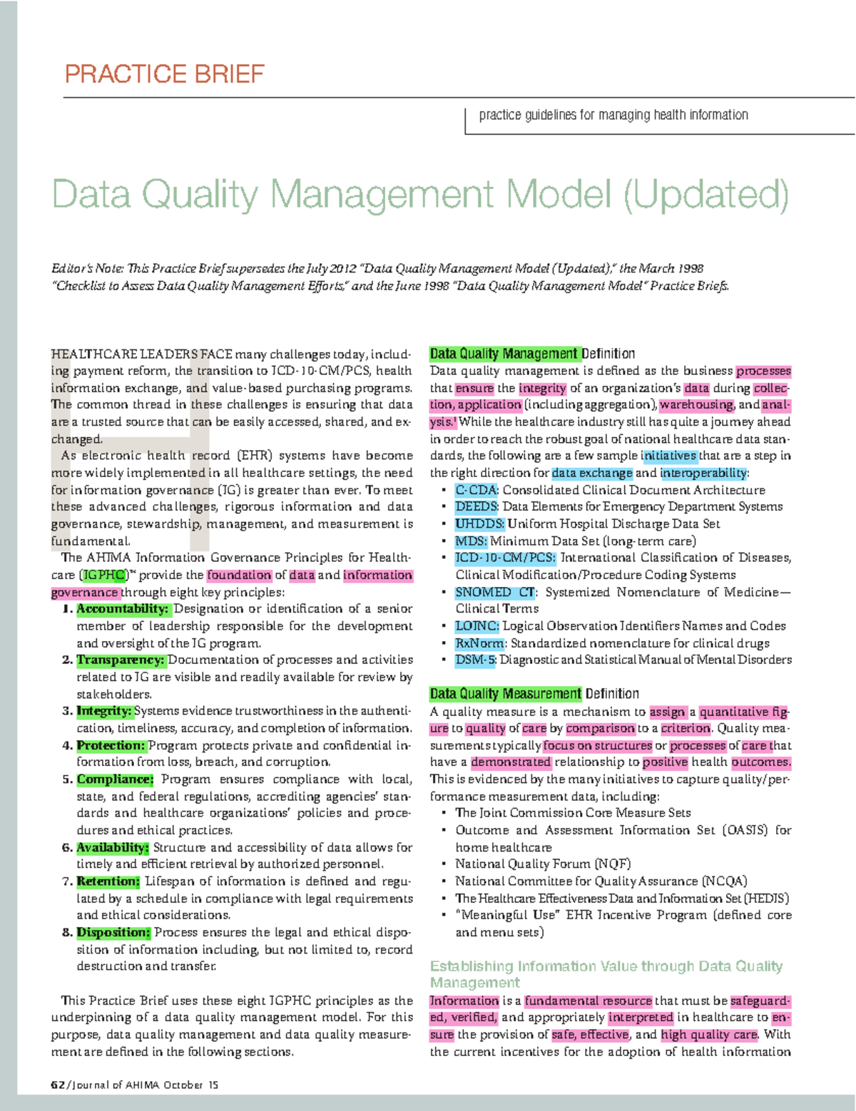 data-quality-management-model-updated-practice-guidelines-for-managing-health-information