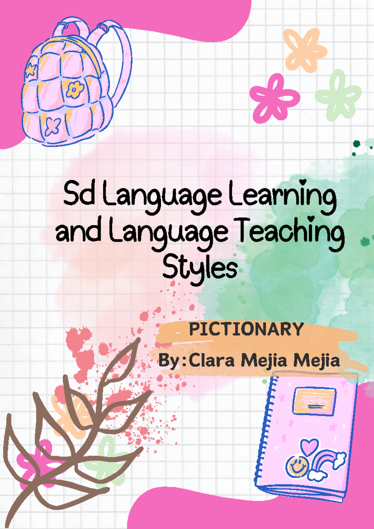 Pictionary - Adquisición De Una Leng Extran - Sd Language Learning and ...