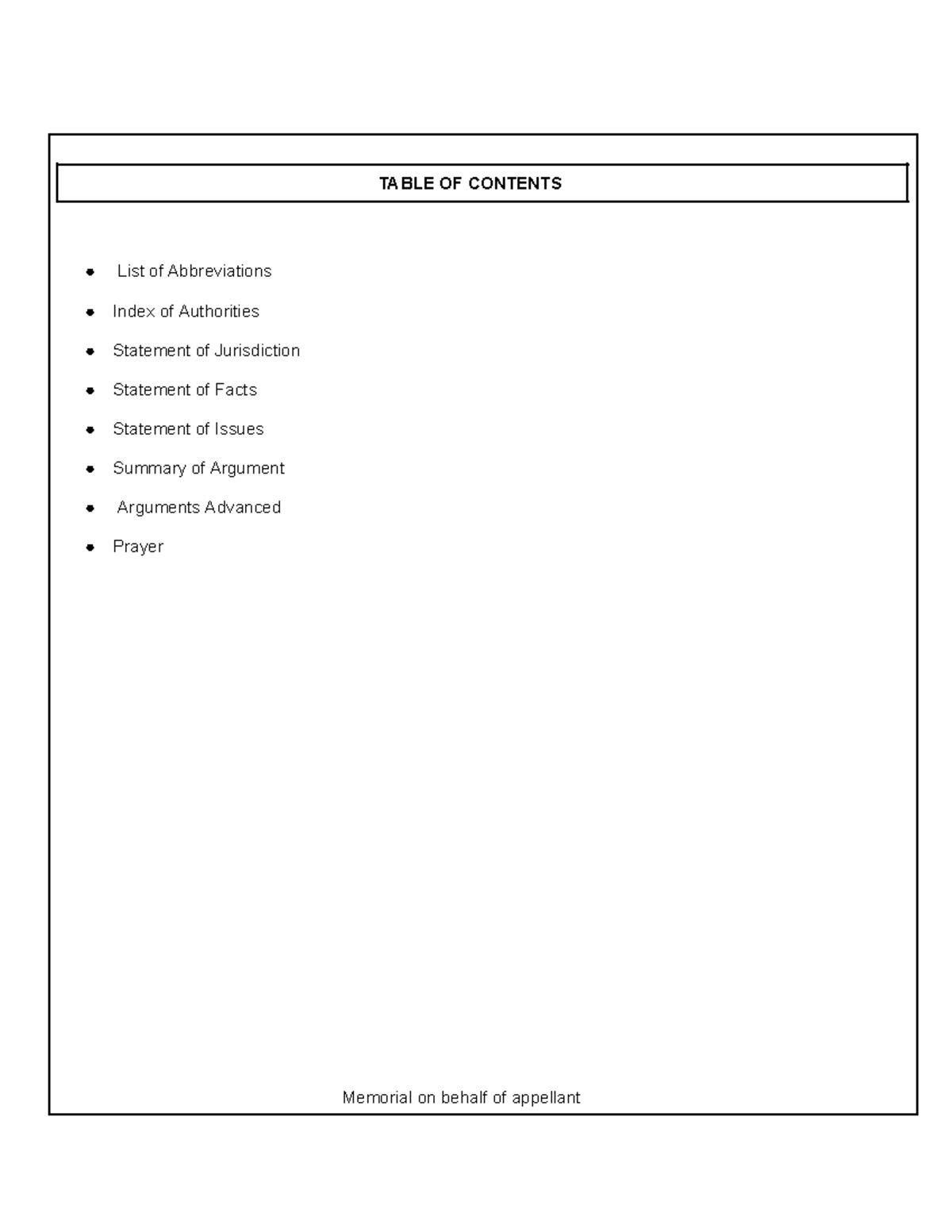 Appellant file - nah - TABLE OF CONTENTS List of Abbreviations Index of ...