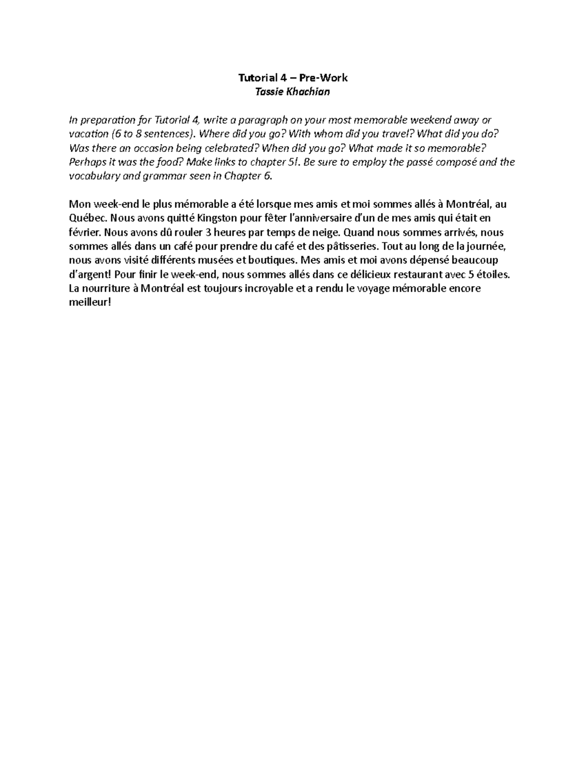 Tutorial 4 Pre-work - Tutorial 4 – Pre-Work Tassie Khachian In ...