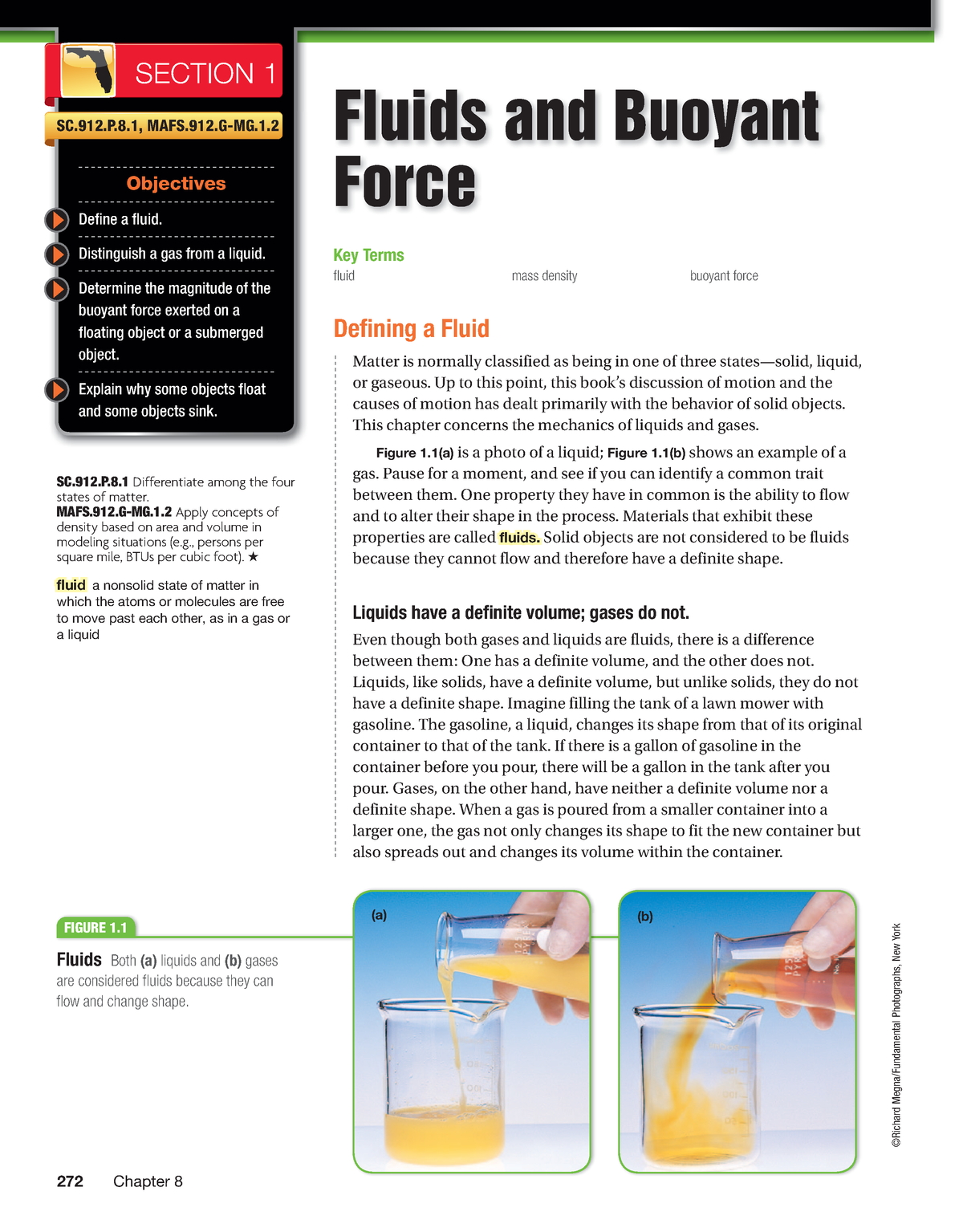 8.1 Fluids And Buoyant Force - Fluids And Buoyant Force Key Terms Fluid ...