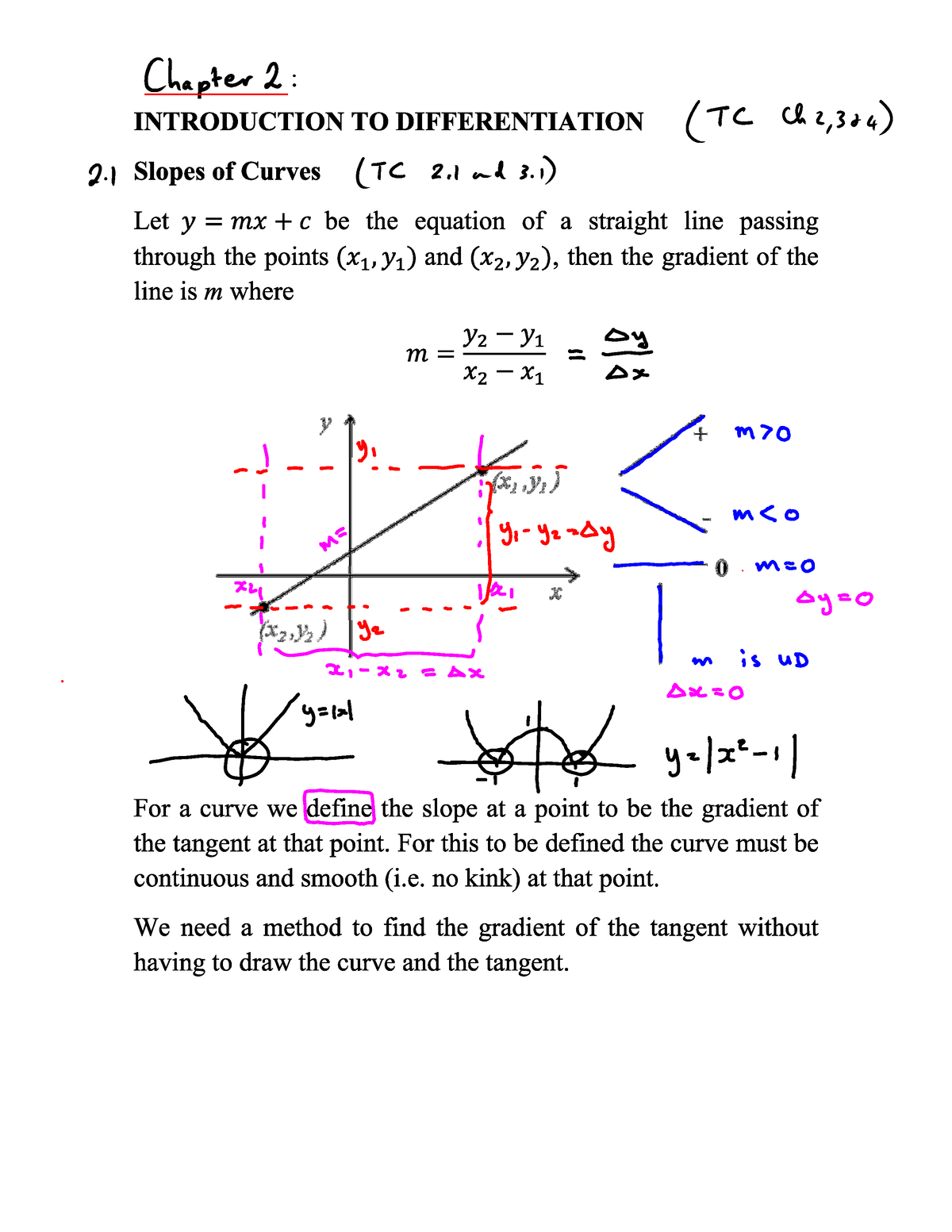 Calculus Wk 3 Lecture 2 Notes - MATH1042A - Engineer - Studocu