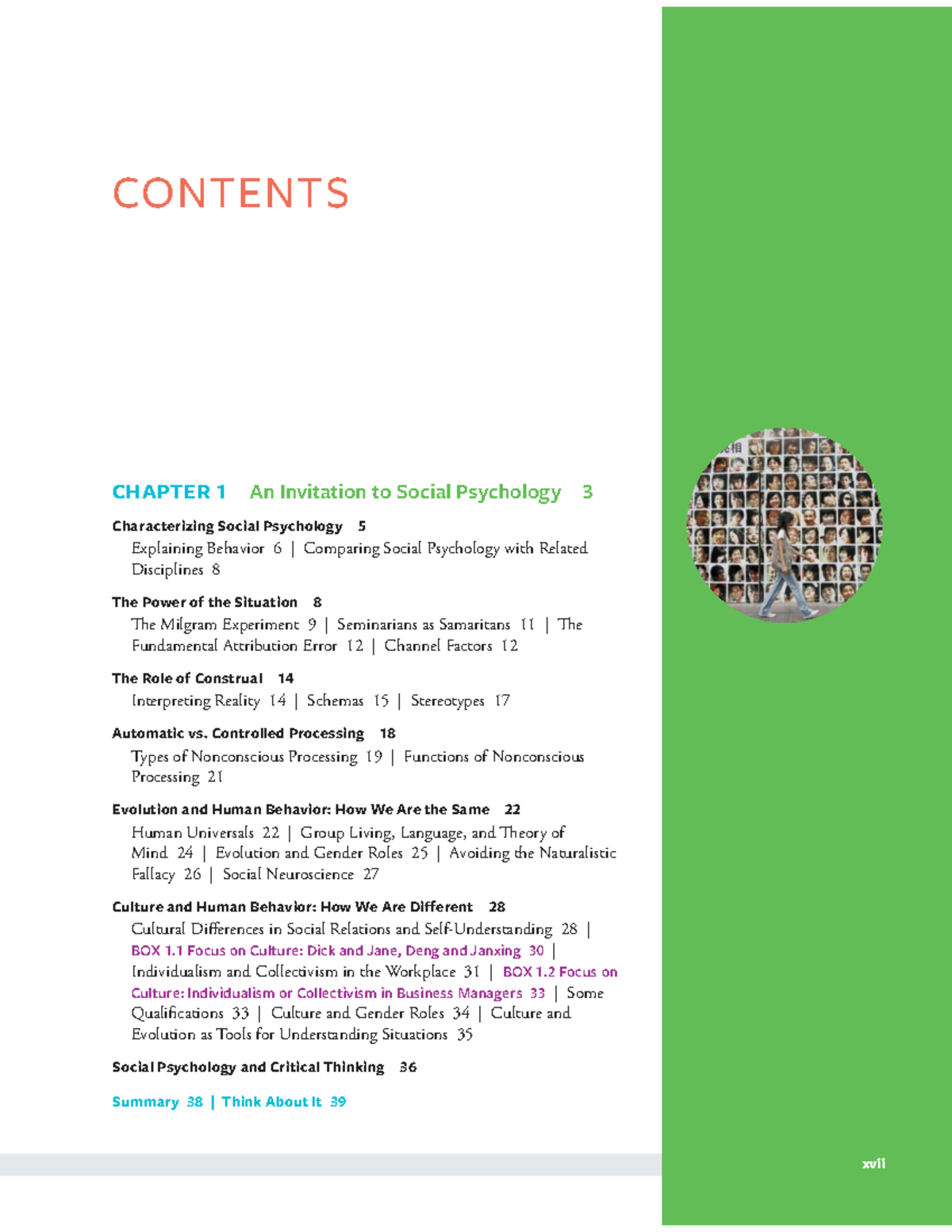 Chapters - CONTENTS CHAPTER 1 An Invitation to Social Psychology 3 ...