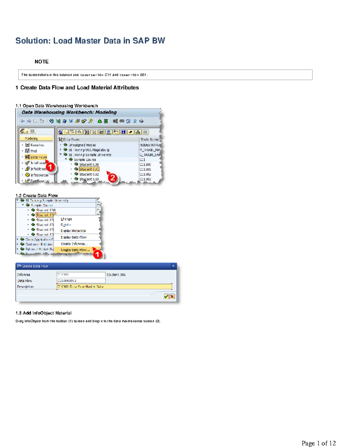 Load Master Data - Tutorial work to build Business Intelligence model ...
