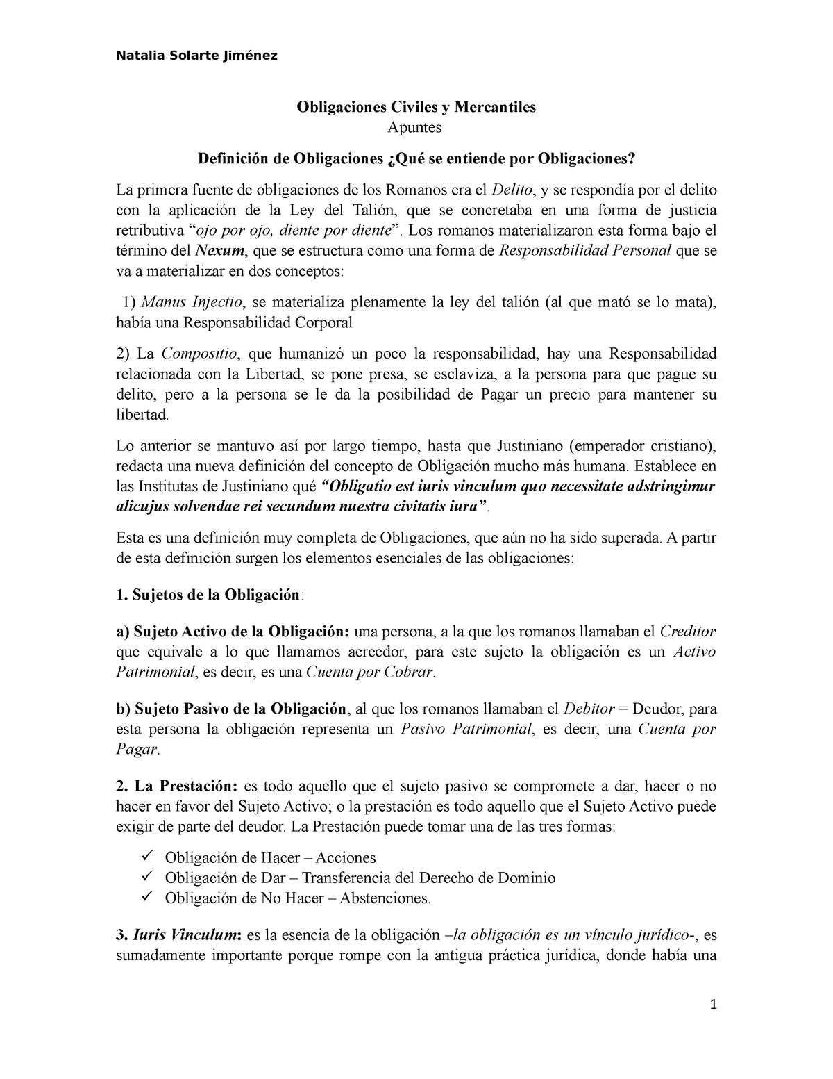 Obligaciones Civiles Y Mercantiles -Apuntes - Obligaciones Civiles Y ...