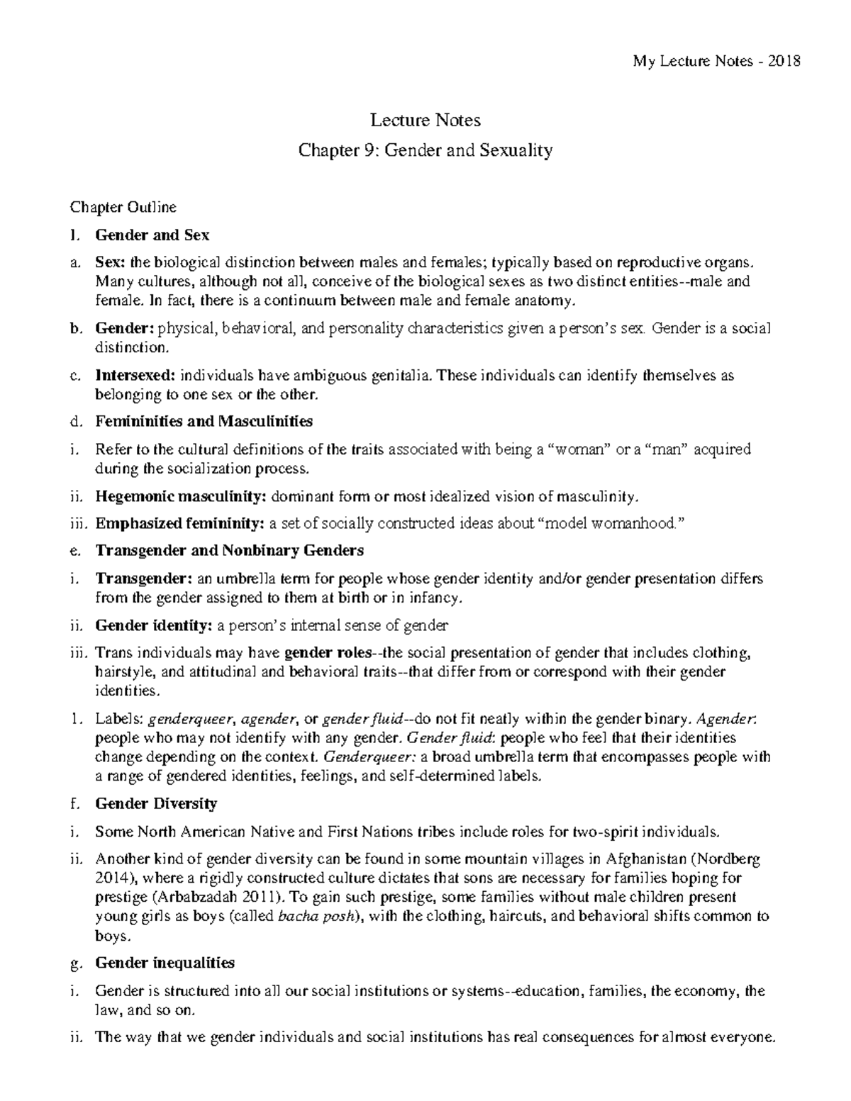 Chapter 9 Lecture Notes - SOC 101 - CSN - Studocu