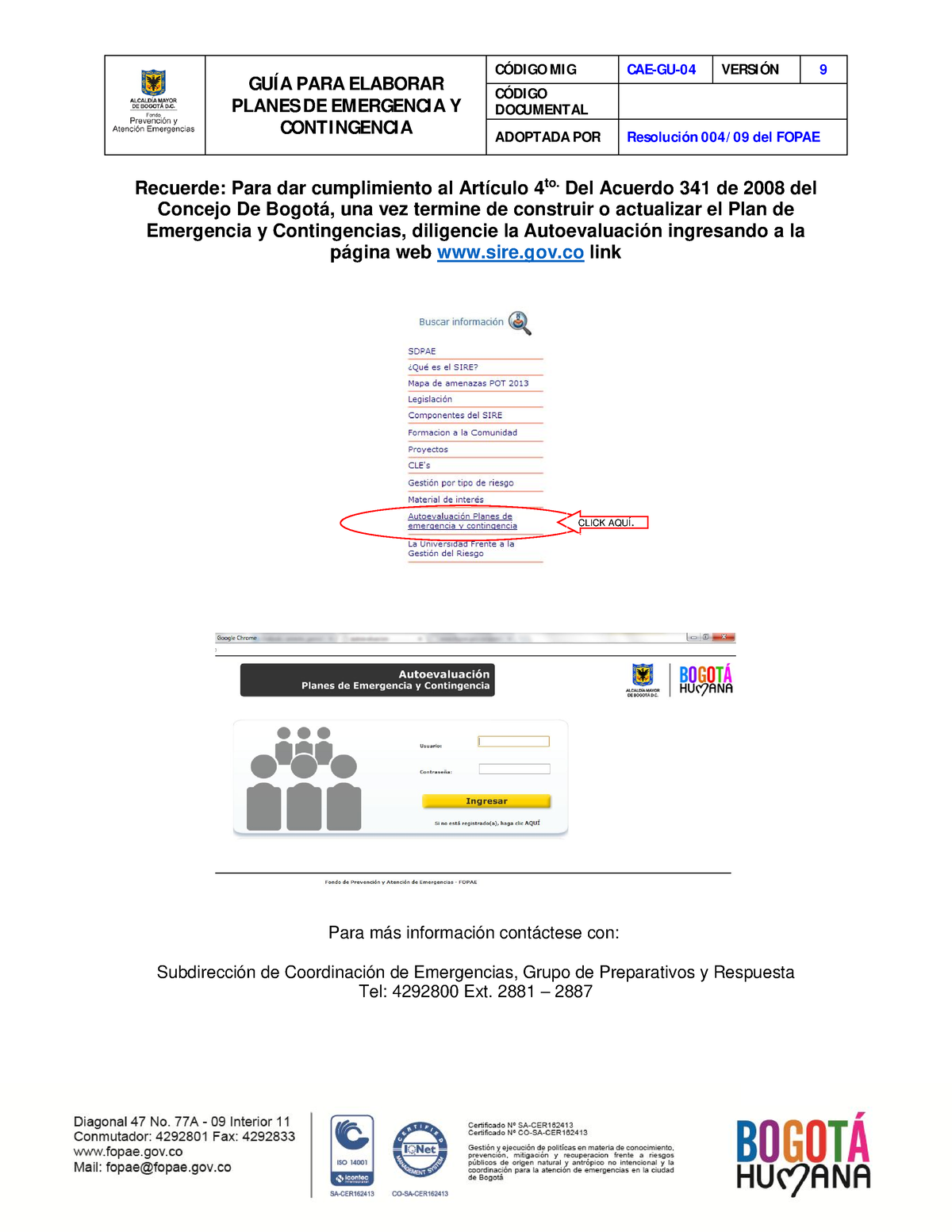 Anexo 3- GUIA Planes Emergencia Y Contingencias-1 - GUÍA PARA ELABORAR ...