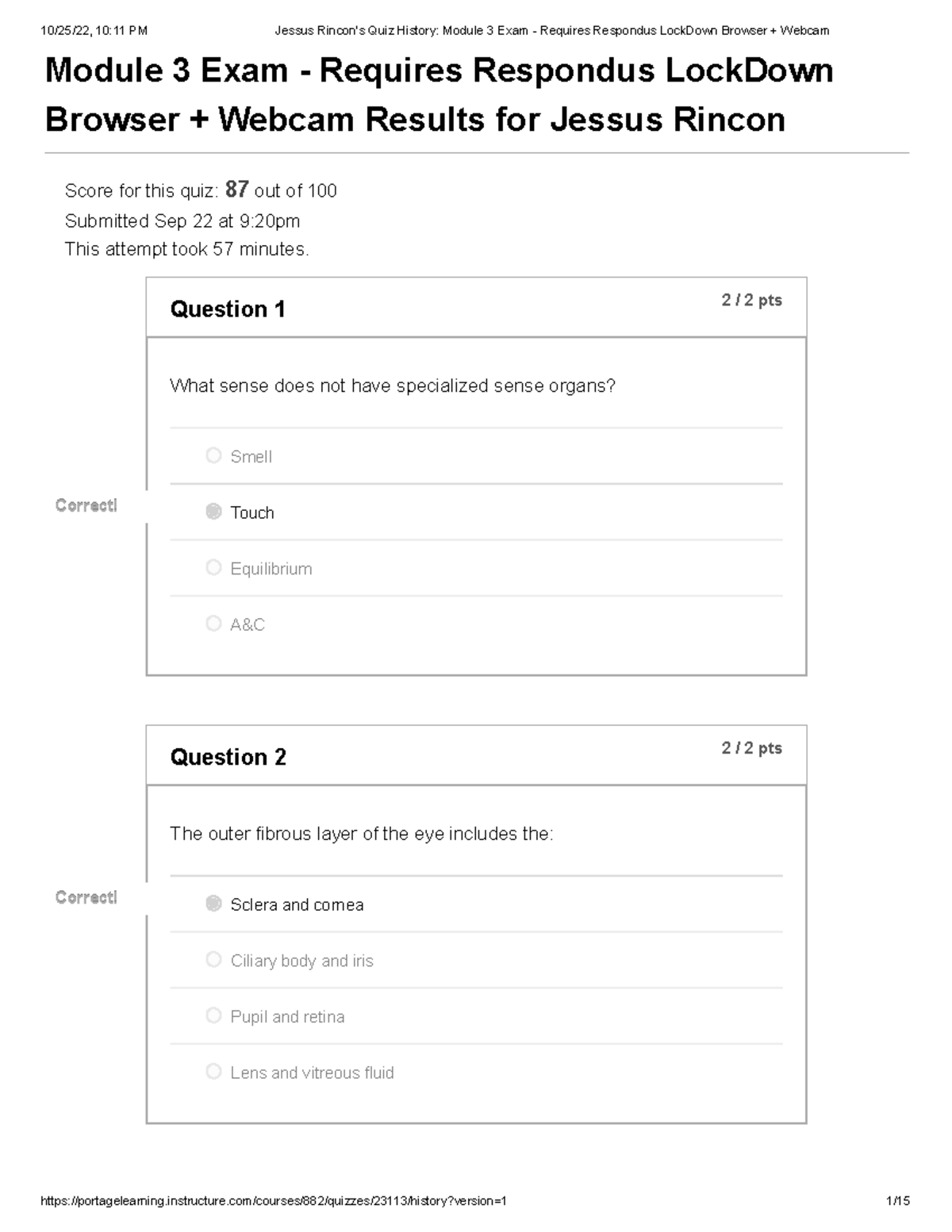 BIO 152 Module 3 Exam- Questions And Answers Portage Learning - Module ...