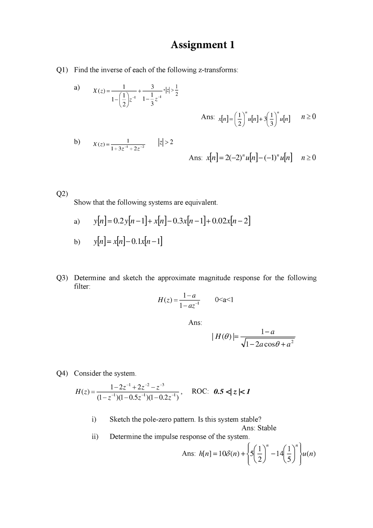 assignment-1-q1-find-the-inverse-of-each-of-the-following-z