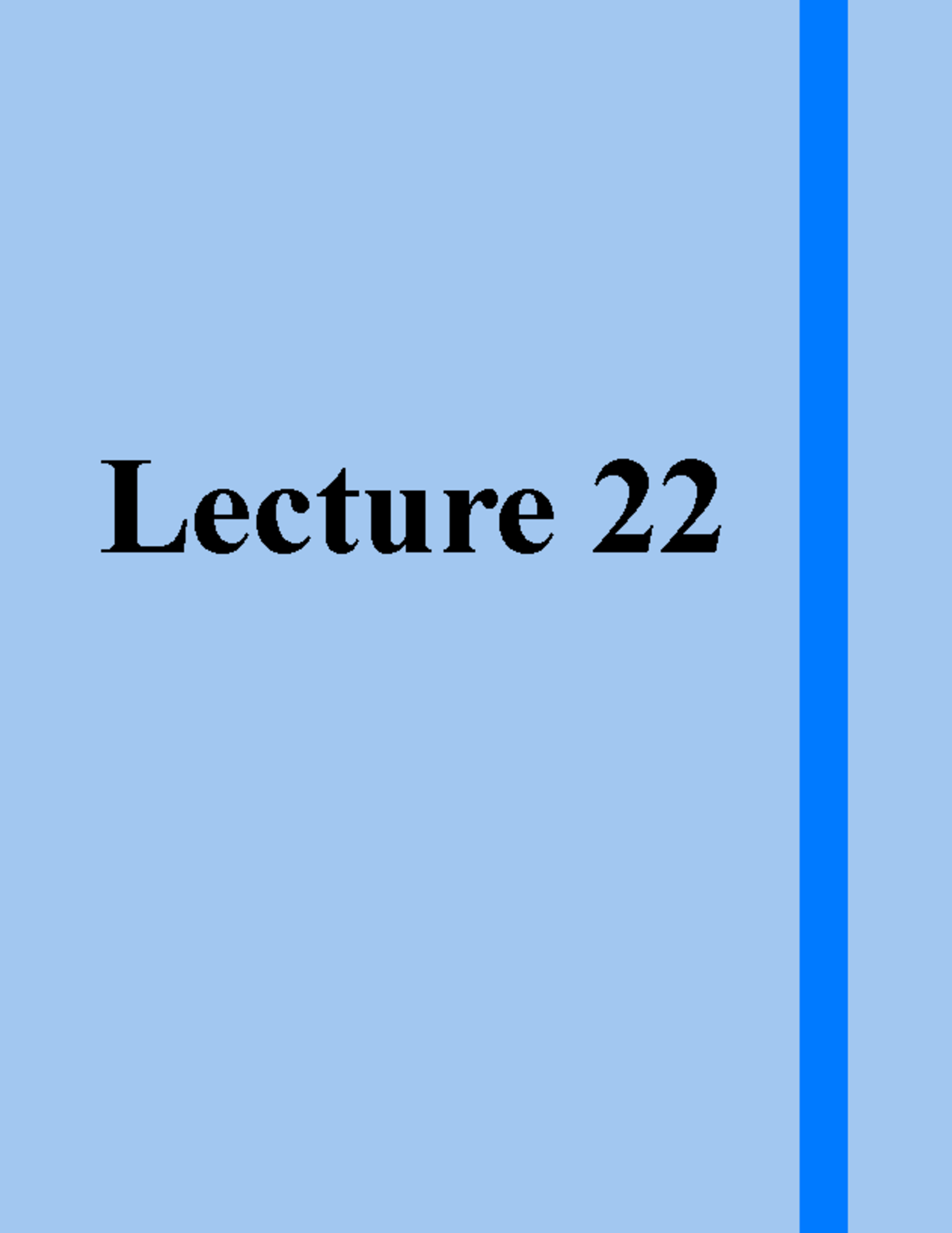 Lecture 22 - Lecture Lecture 22: Pain What is pain? An unpleasant ...