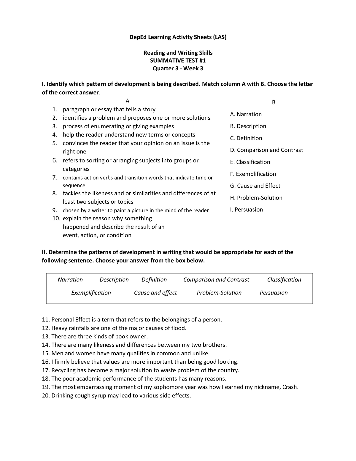 3.-LAS-Reading-and-Writing 3rd-Quarter-Week-3 - DepEd Learning Activity ...