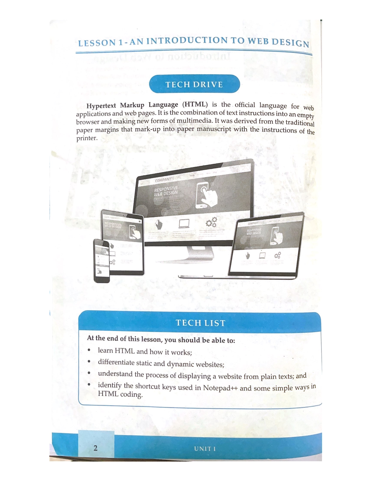 Lesson 1 AN Introduction TO WEB Design - Business Administration - Studocu