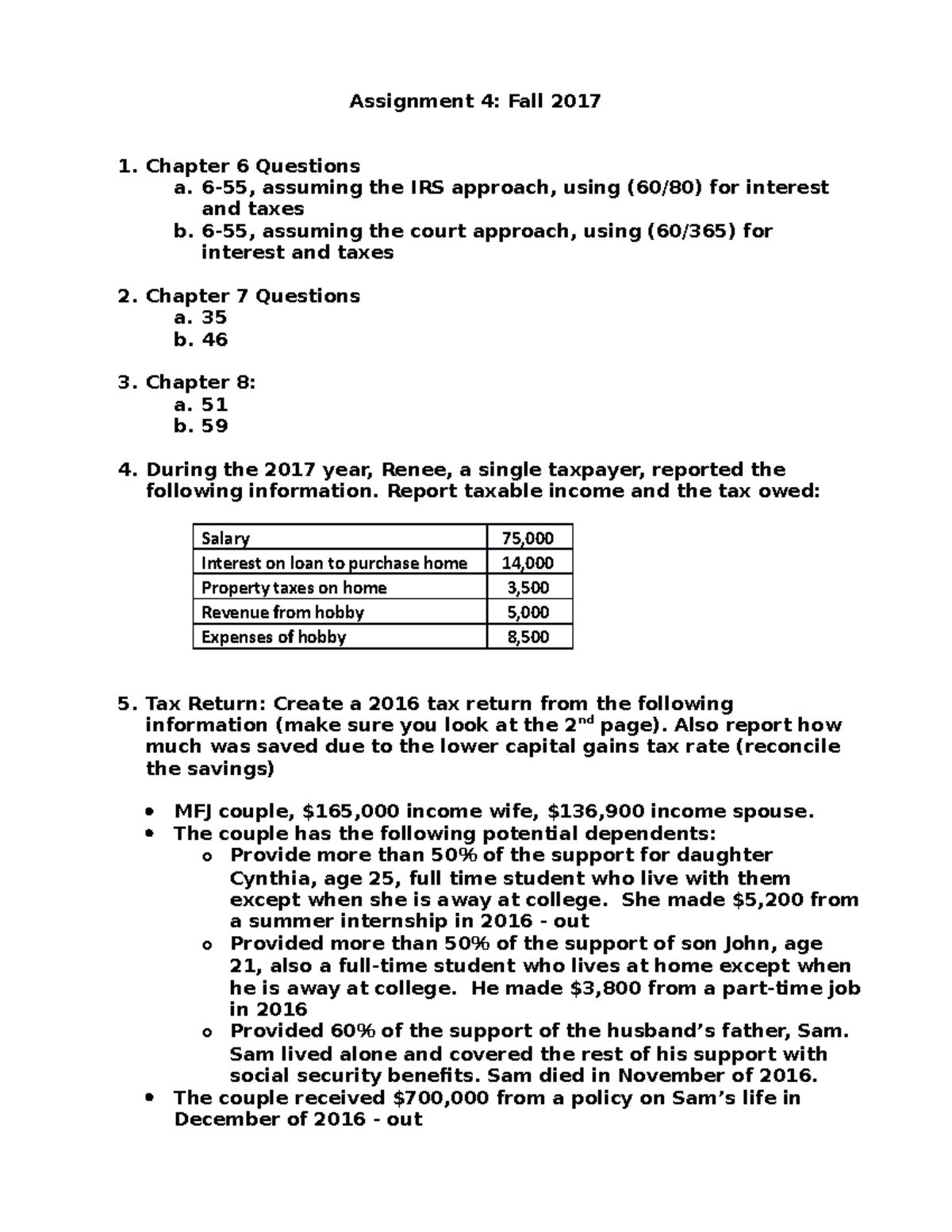 short term assignment irs