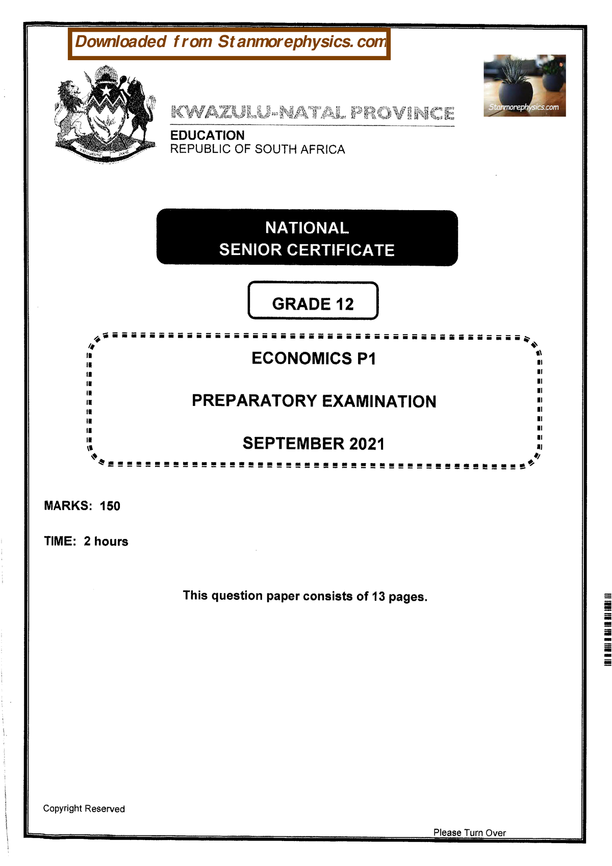 economics grade 12 case study 2021 memorandum pdf