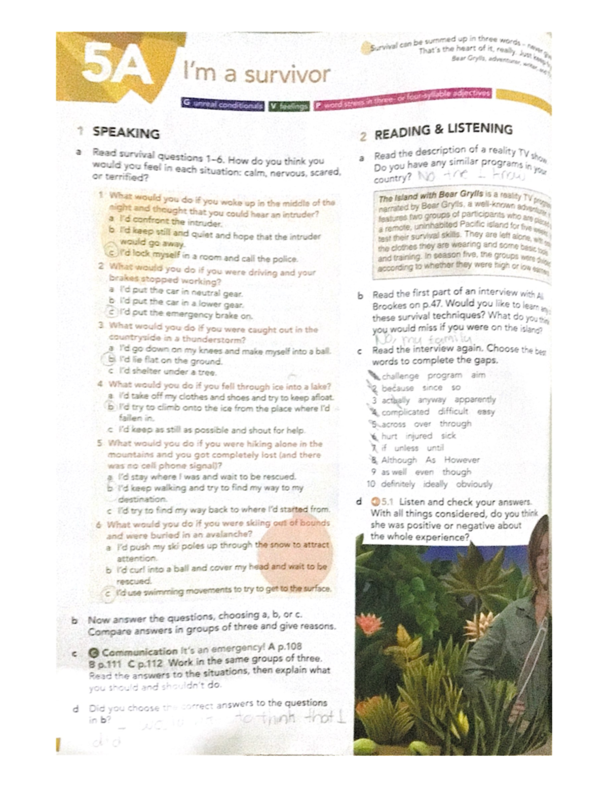 5A - enlglish file notebook lecture notes - Nurses 1 - Studocu