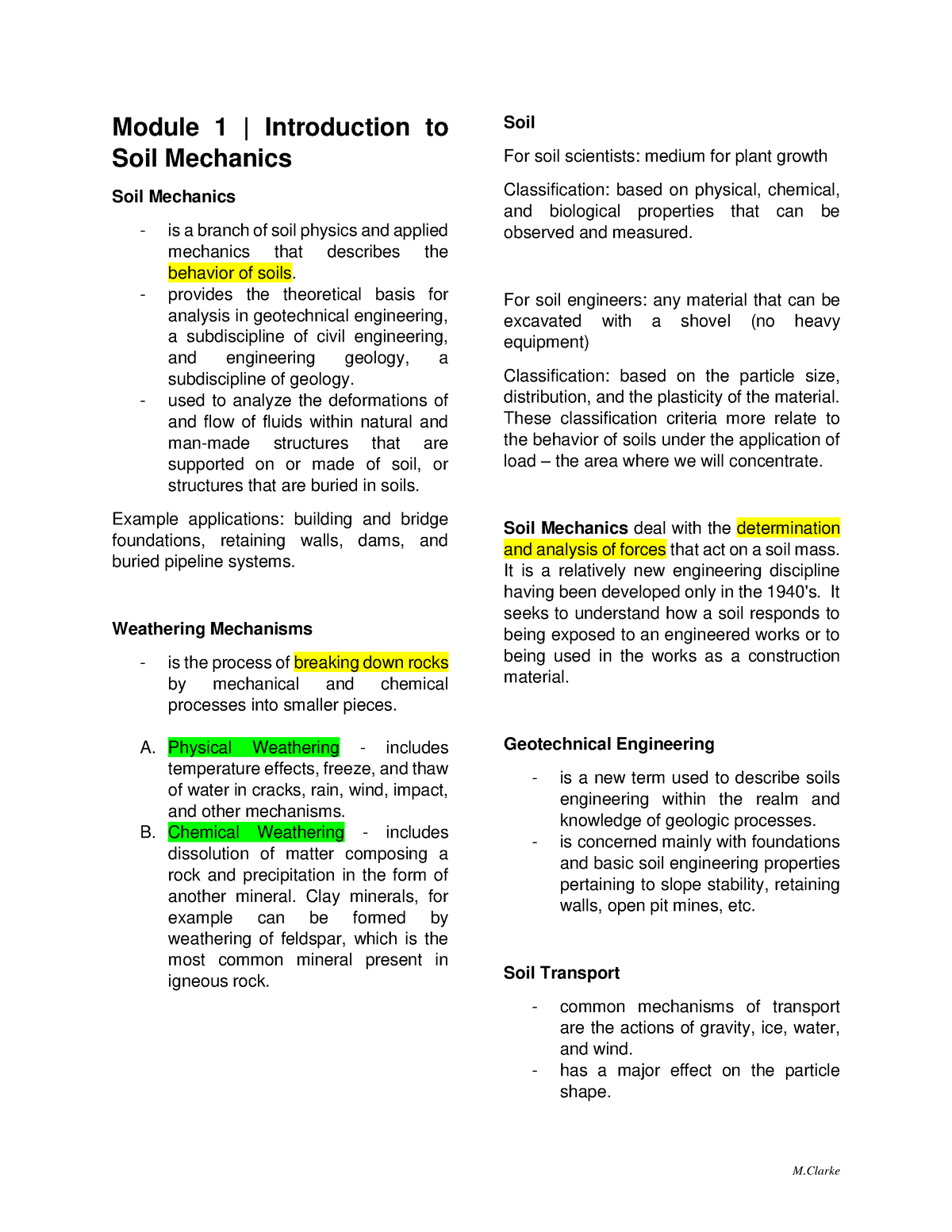 geotechnical engineering dissertation topics