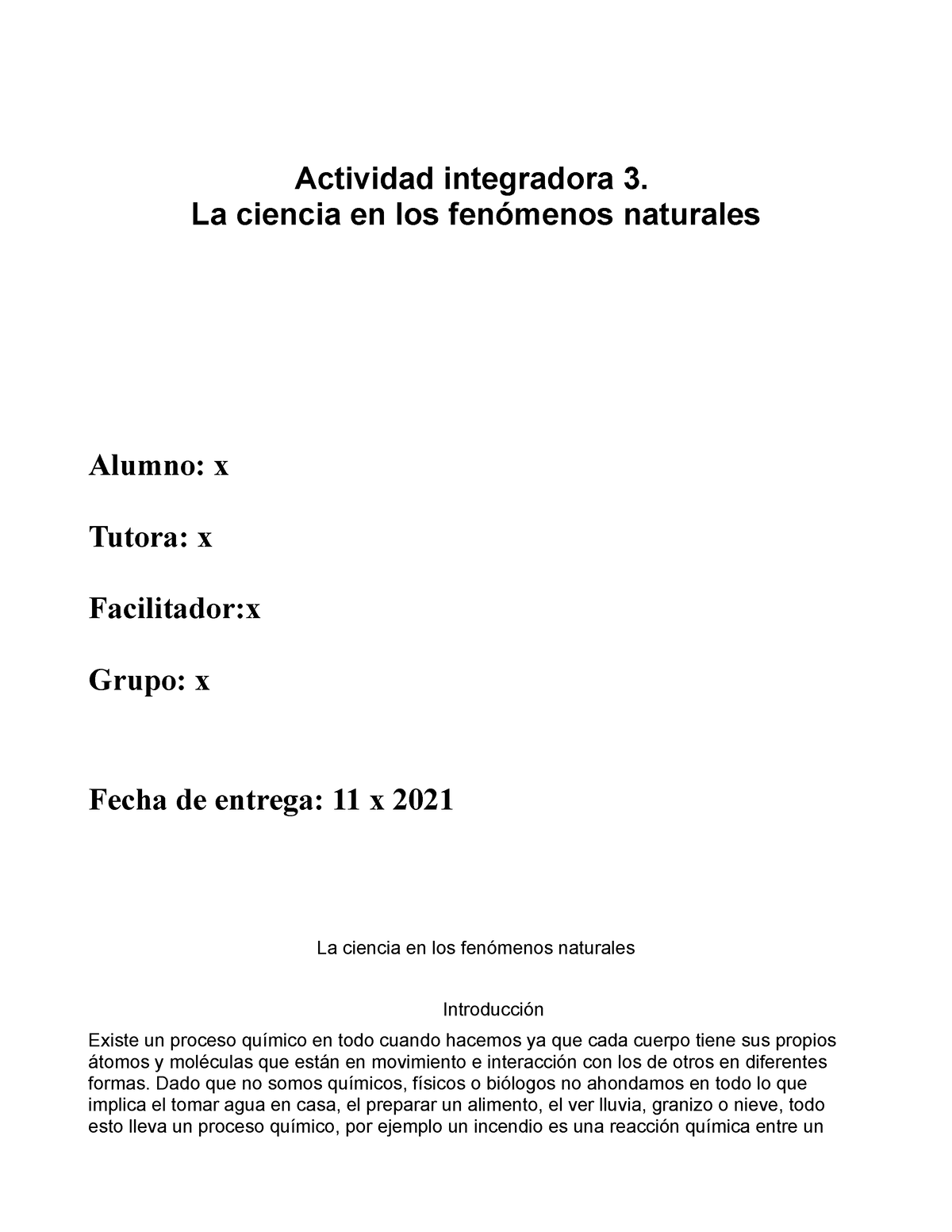 M14s2ai3 Actividad Integradora Actividad Integradora 3 La Ciencia En Los Fenómenos 