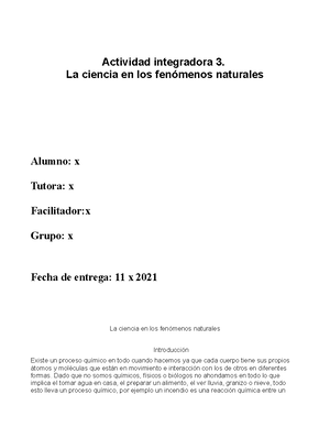 Actividad Integradora 1 Modulo 9 - Actividad Integradora 1 “Atlas ...