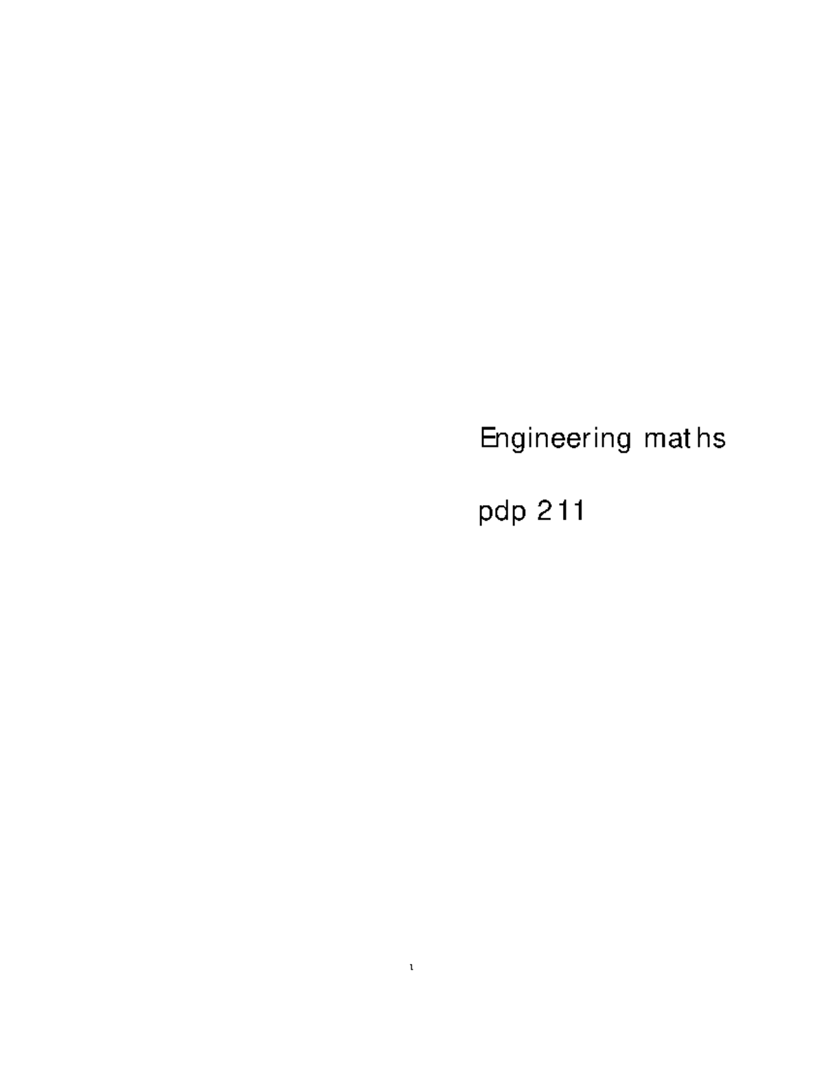 Pdp 211 - Kinectics - Engineering maths pdp 211 CHAPTER 1 Numbers and ...
