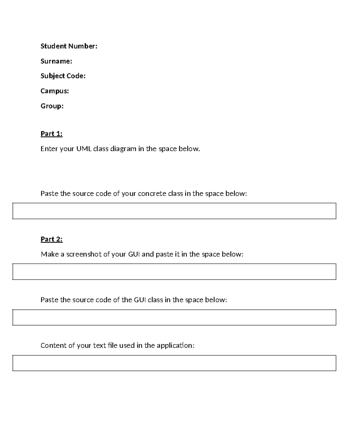Assignment Submission File Template - ITN30BT - Student Number: Surname ...