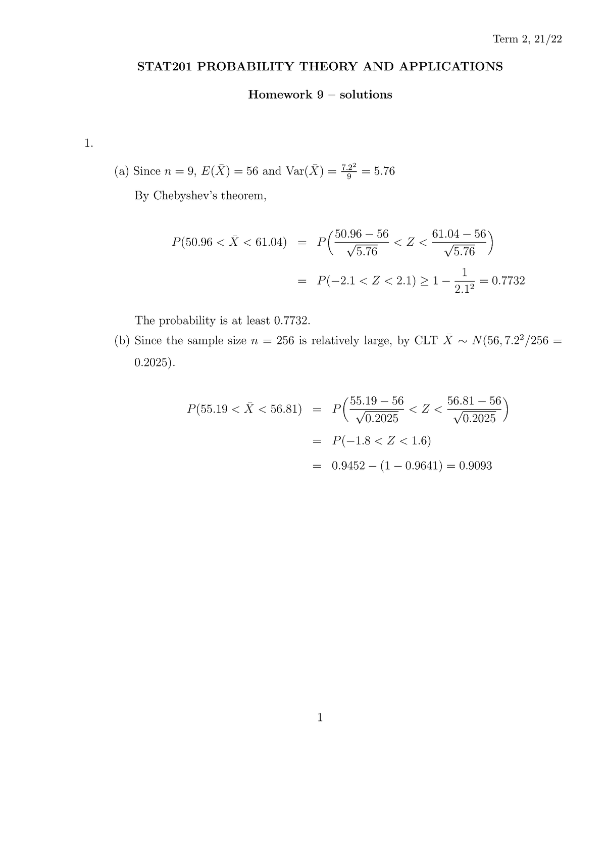 unit 9 probability and statistics homework 1 answers