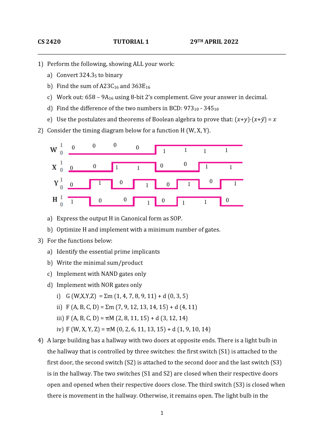 Tutorial Practice Number 2 1 CS 2420 TUTORIAL 1 29 TH APRIL 2022   Thumb 1200 1697 