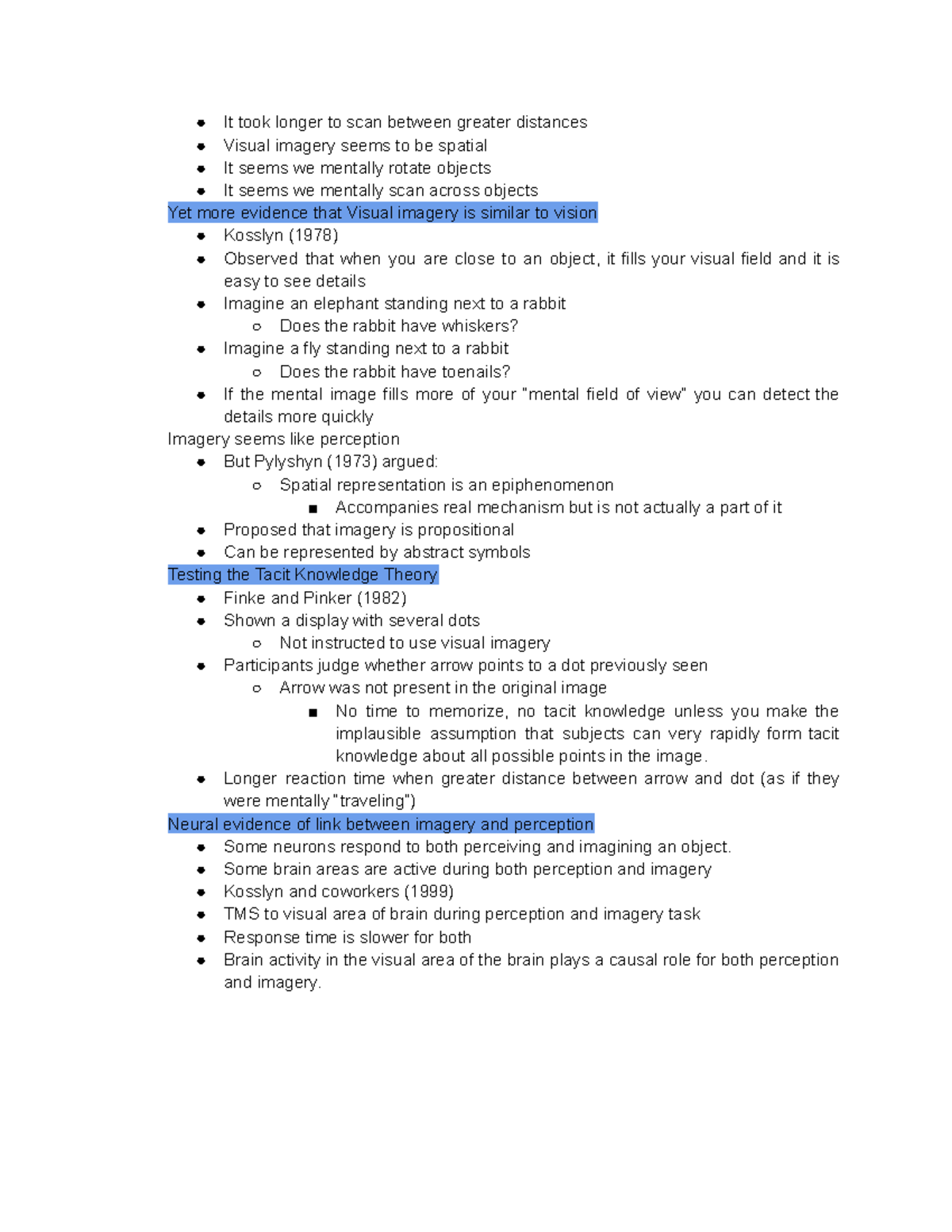 PSY 200 Notes copy 9 - It took longer to scan between greater distances ...