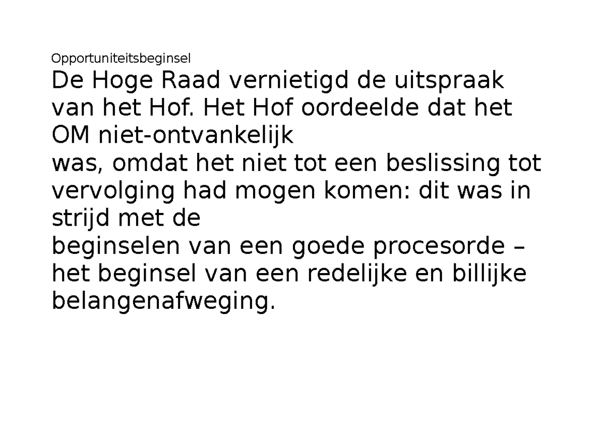 De Twee Moorddadige Zusjes Arrest - Opportuniteitsbeginsel De Hoge Raad ...