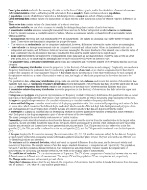 Chapter+4+Notes - Chapter 4 Lecture Notes Statistics - Chapter 4 4 ...