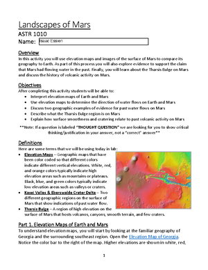 Essien-Cel Sph Lab - Lab Work - The Celestial Sphere ASTR 1010 Name ...