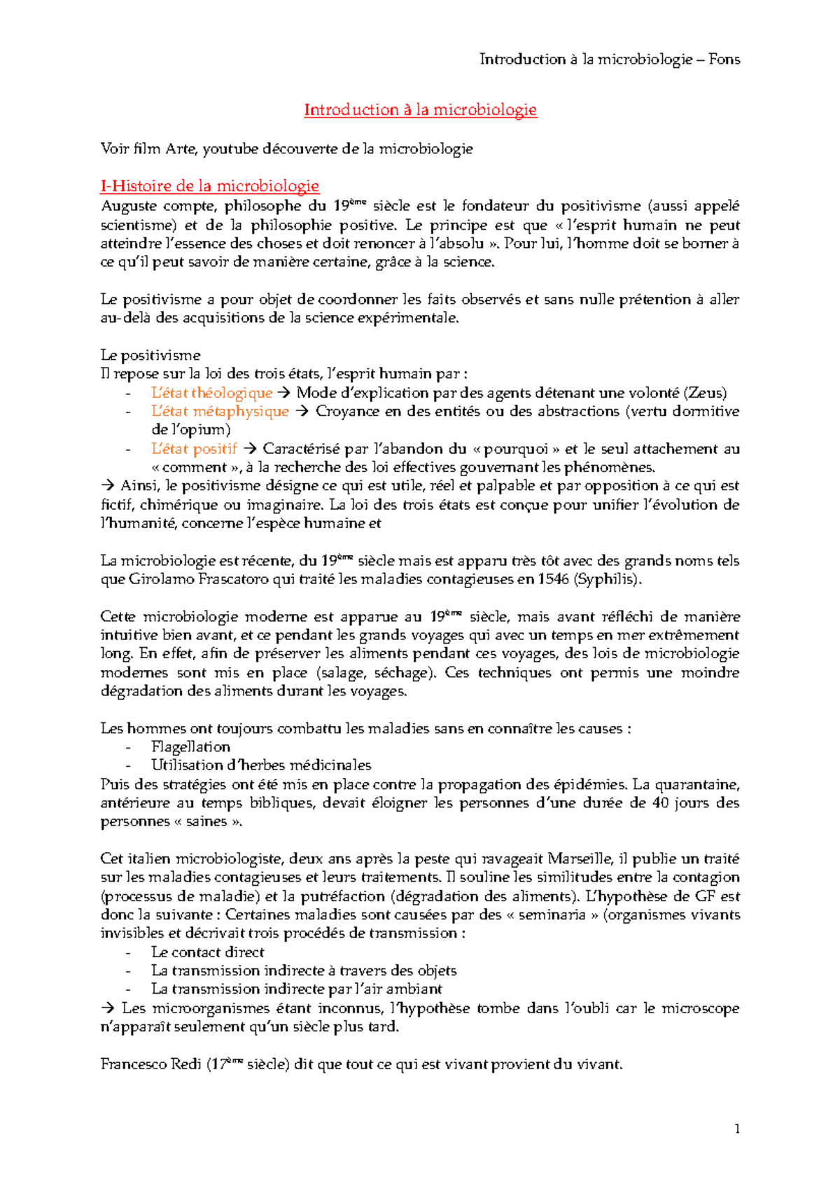 Chapitre 1 Introduction A La Microbiologie 1086 Studocu