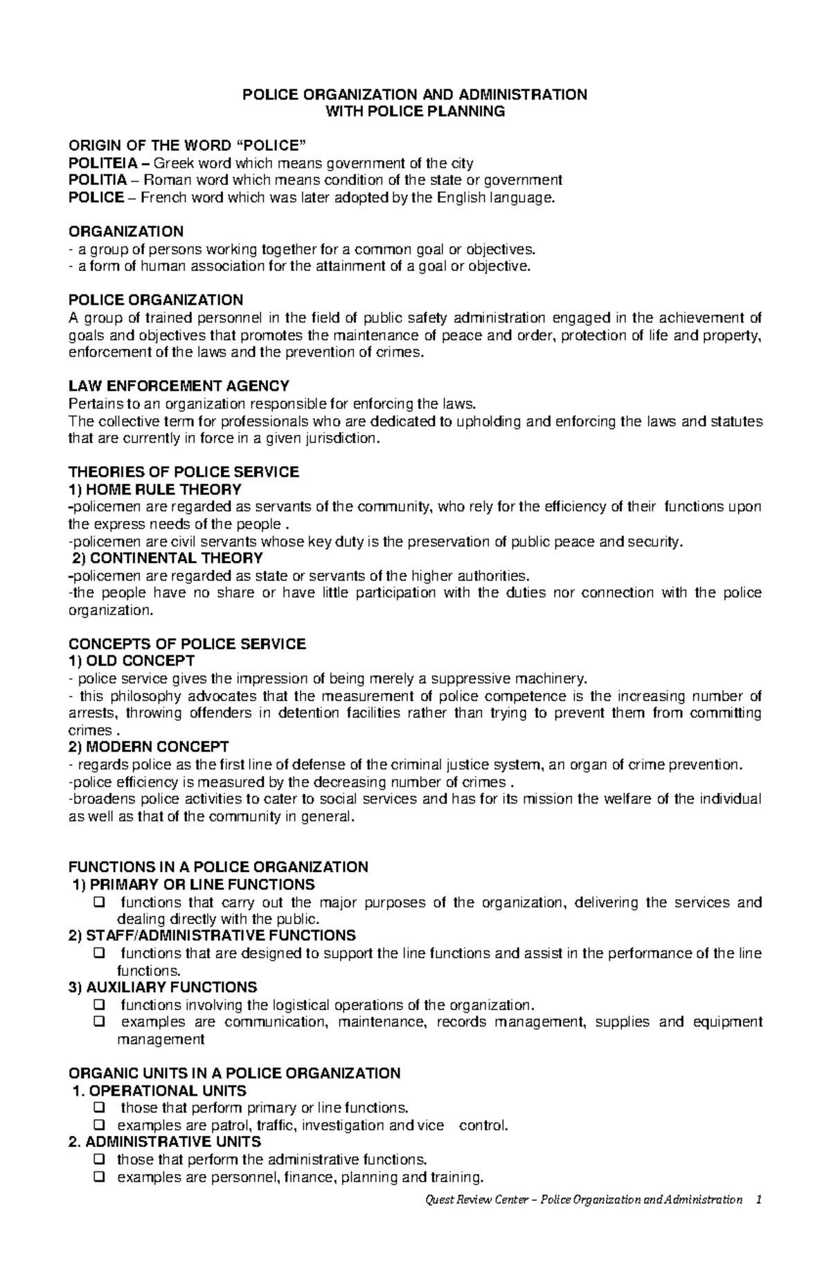 Lea-1-police-organization-and-administration-with-police-planning ...