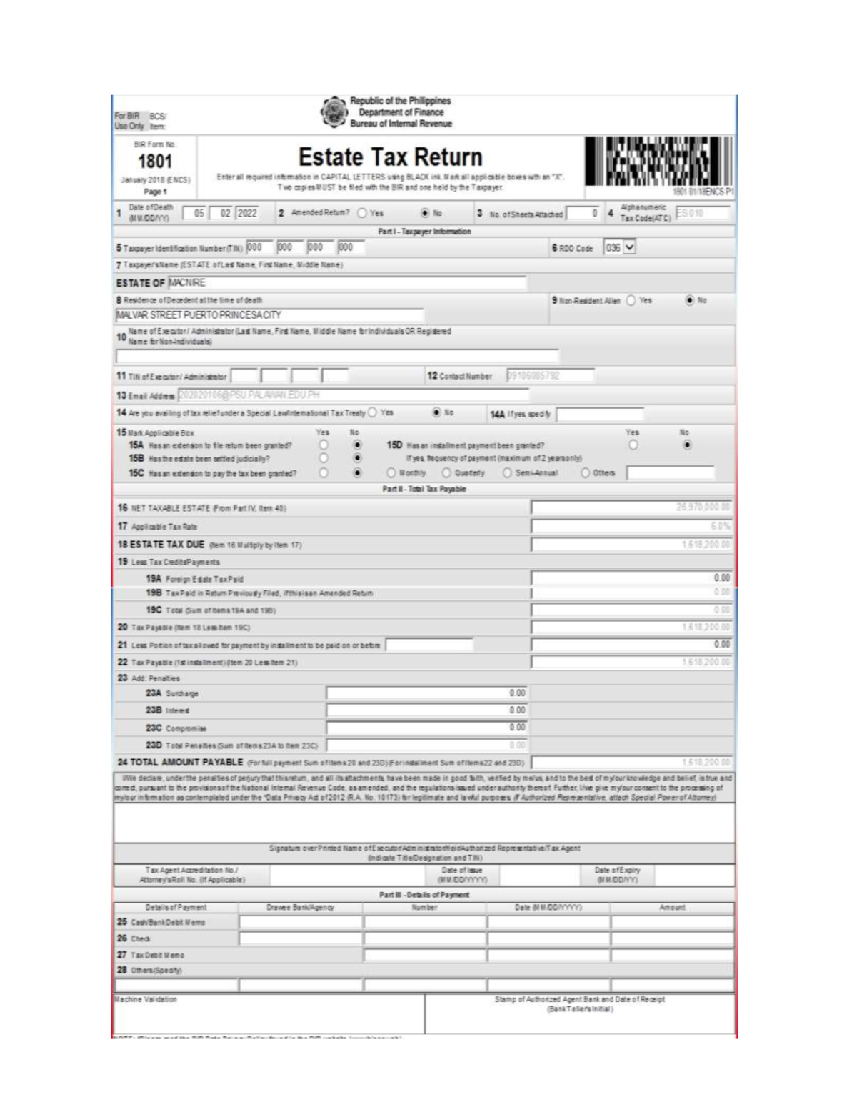 bir-form-1801-no-remarks-fundamentals-of-accounting-part-ii-studocu