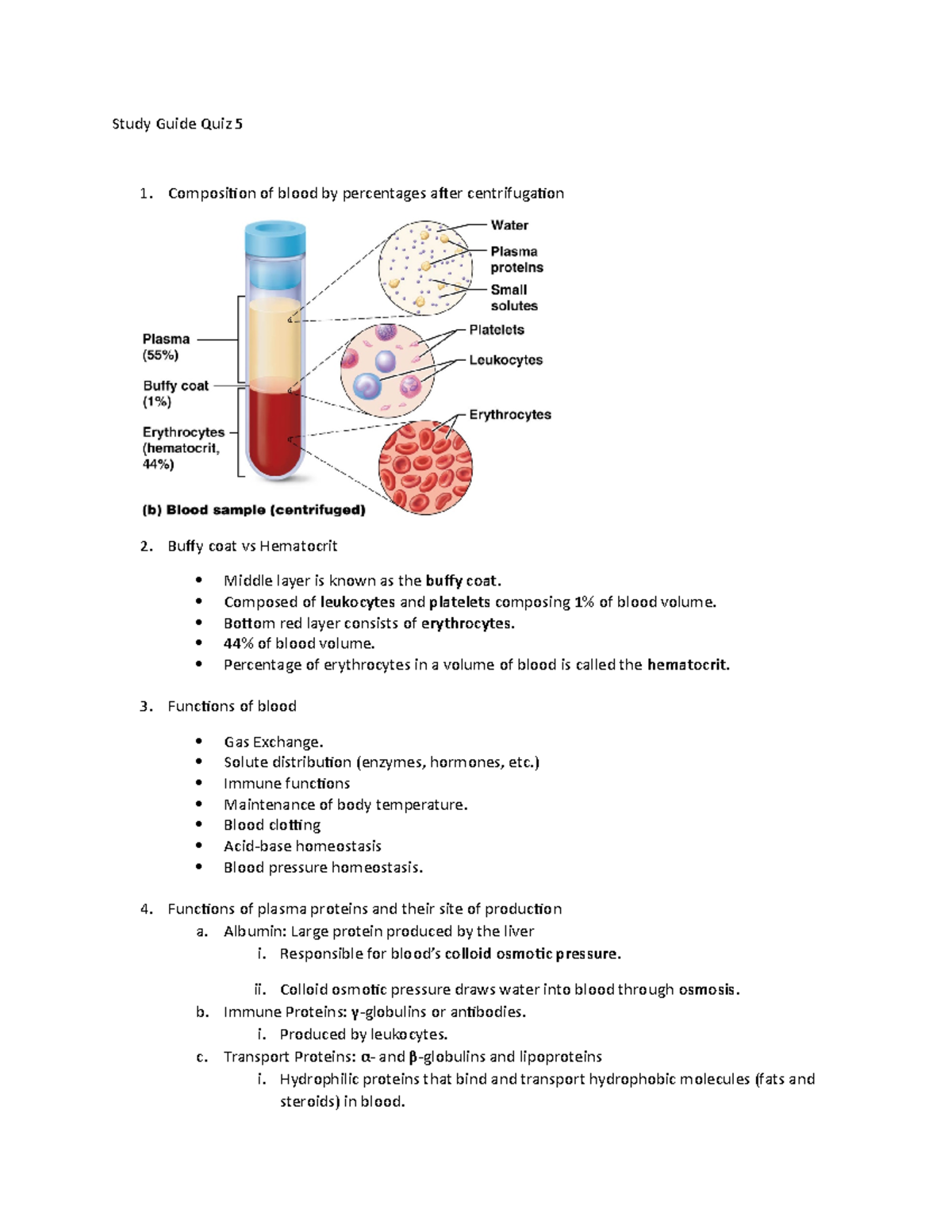 Study Guide For Quiz 5 - Scb 203 - Laguardia - Studocu