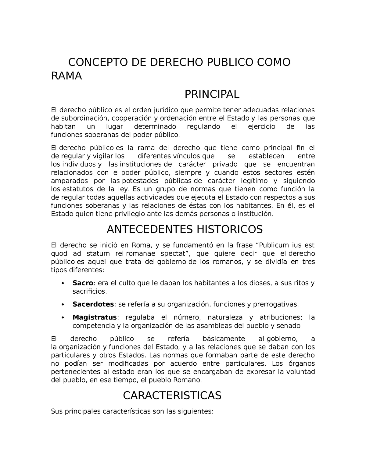 Concepto De Derecho Publico Como Rama Concepto De Derecho Publico Como Rama Principal El 6375