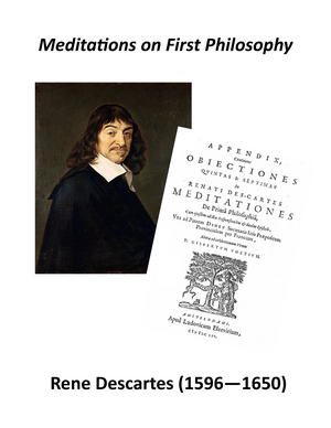 Rene Descartes Meditation Summary