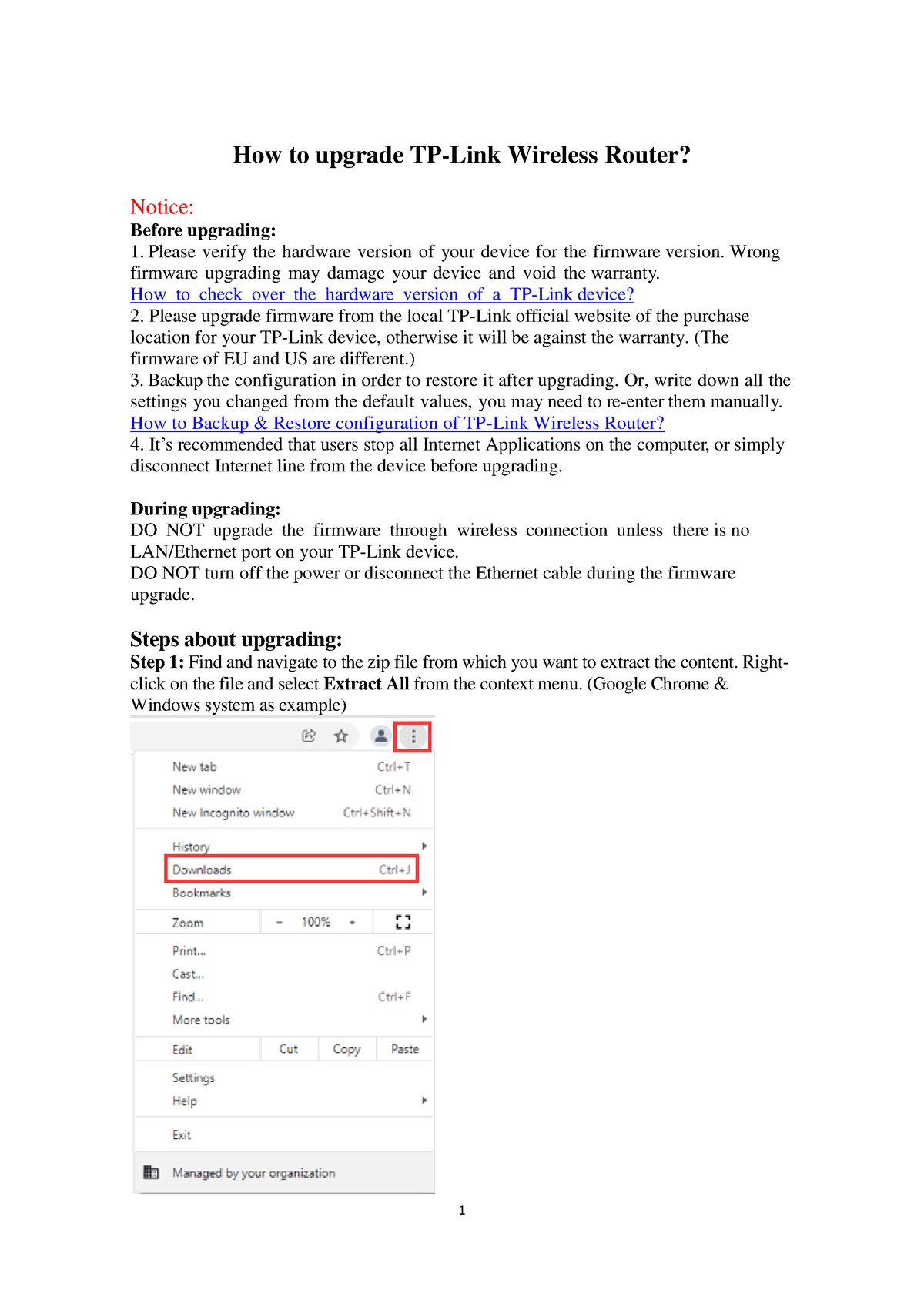 How to upgrade TP-Link Wireless Router - How to upgrade TP-Link