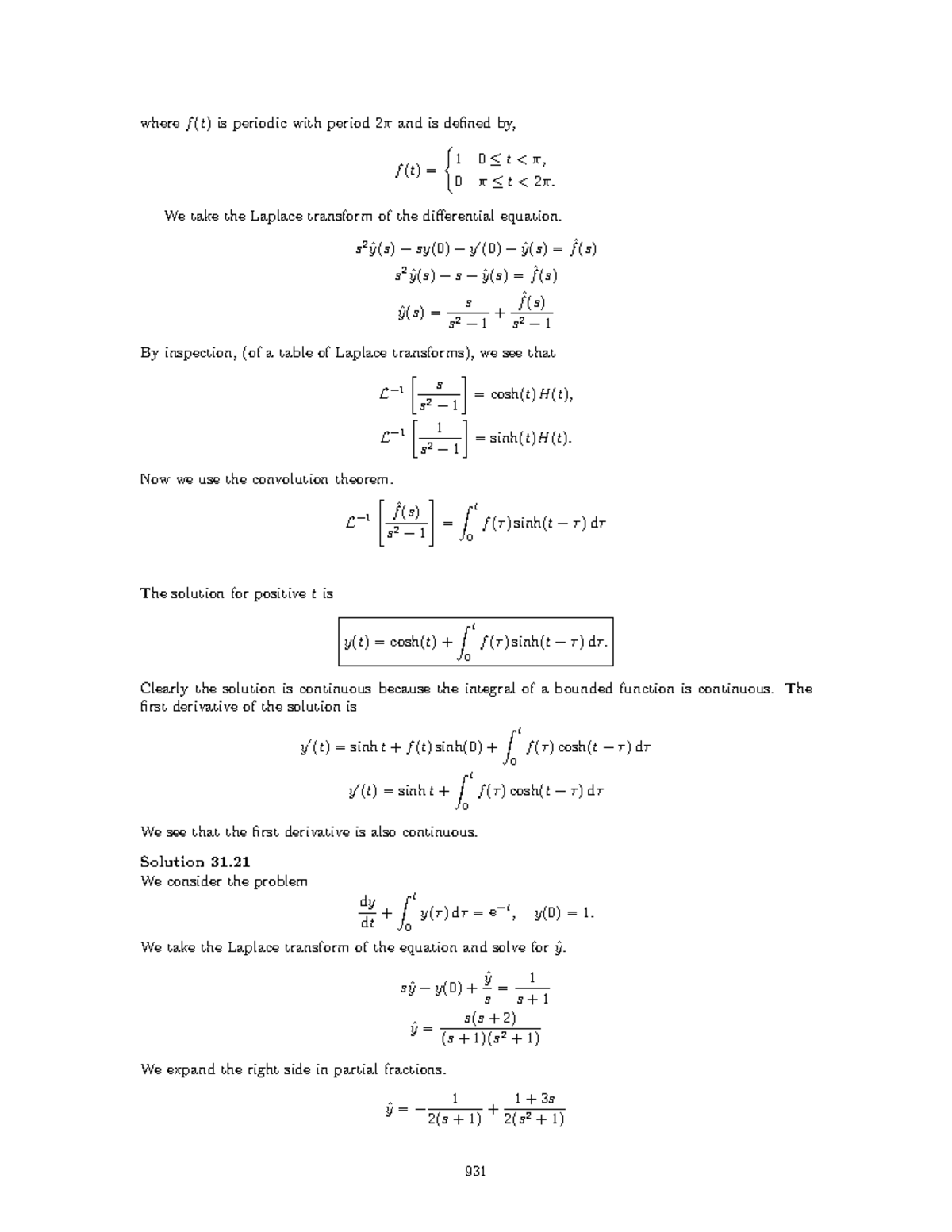 Ref MATH Adv Math Methods Sean Mauch-96 - where f (t) is periodic with ...