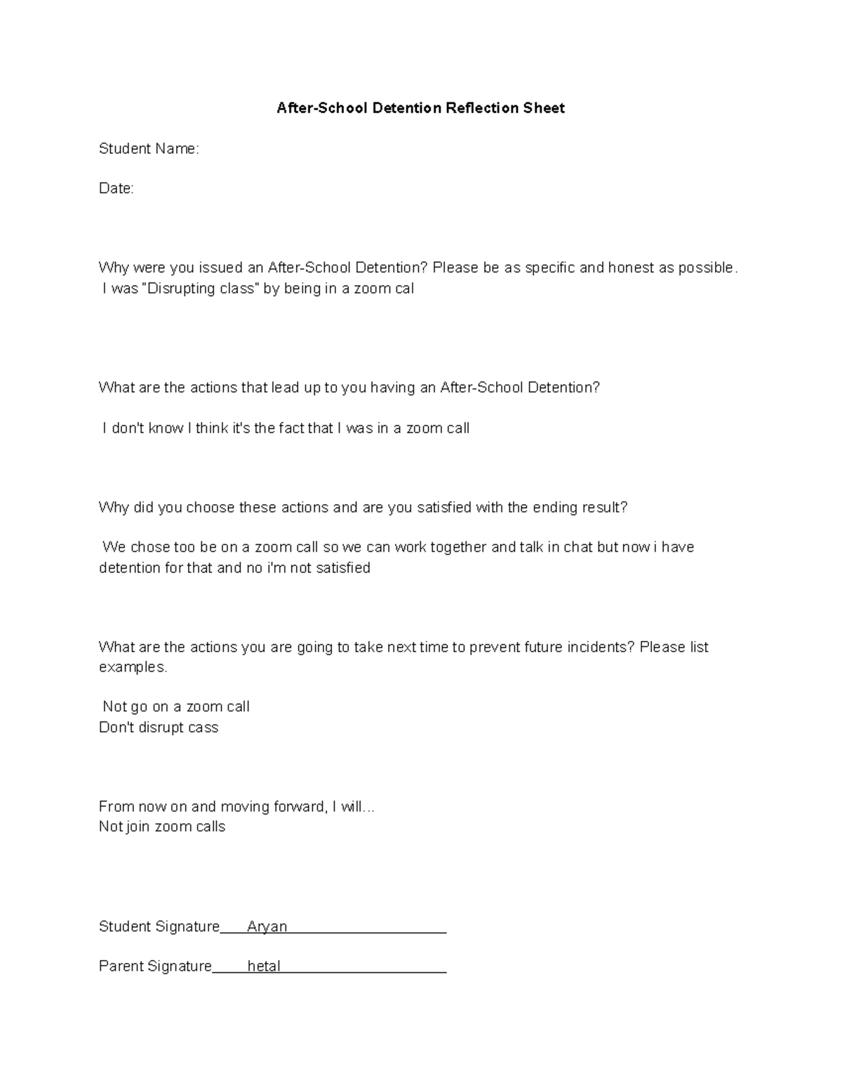 after-school-detention-reflection-sheet-i-was-disrupting-class-by